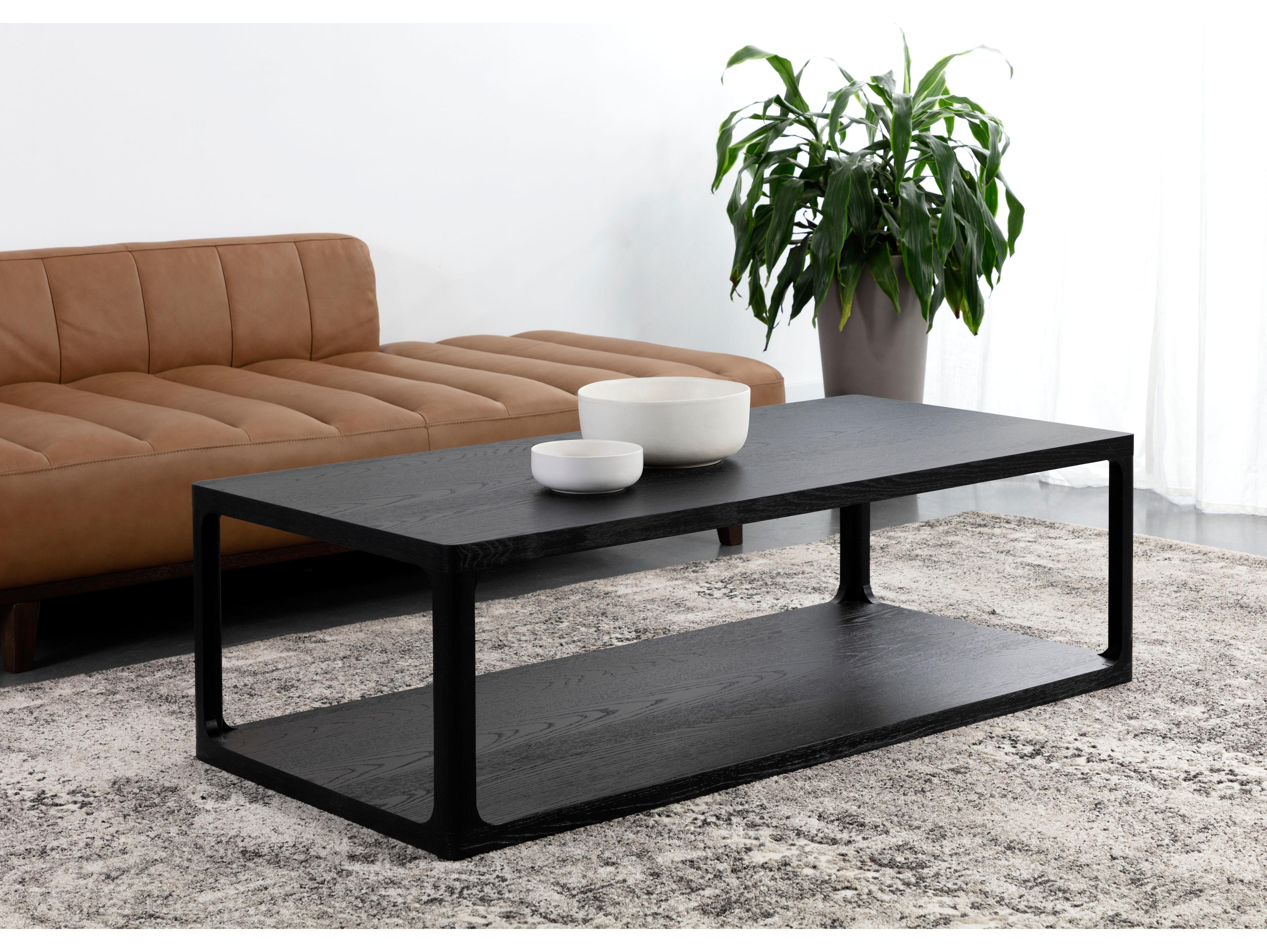 Sunpan Doncaster 55" Doncaster Coffee Table Black