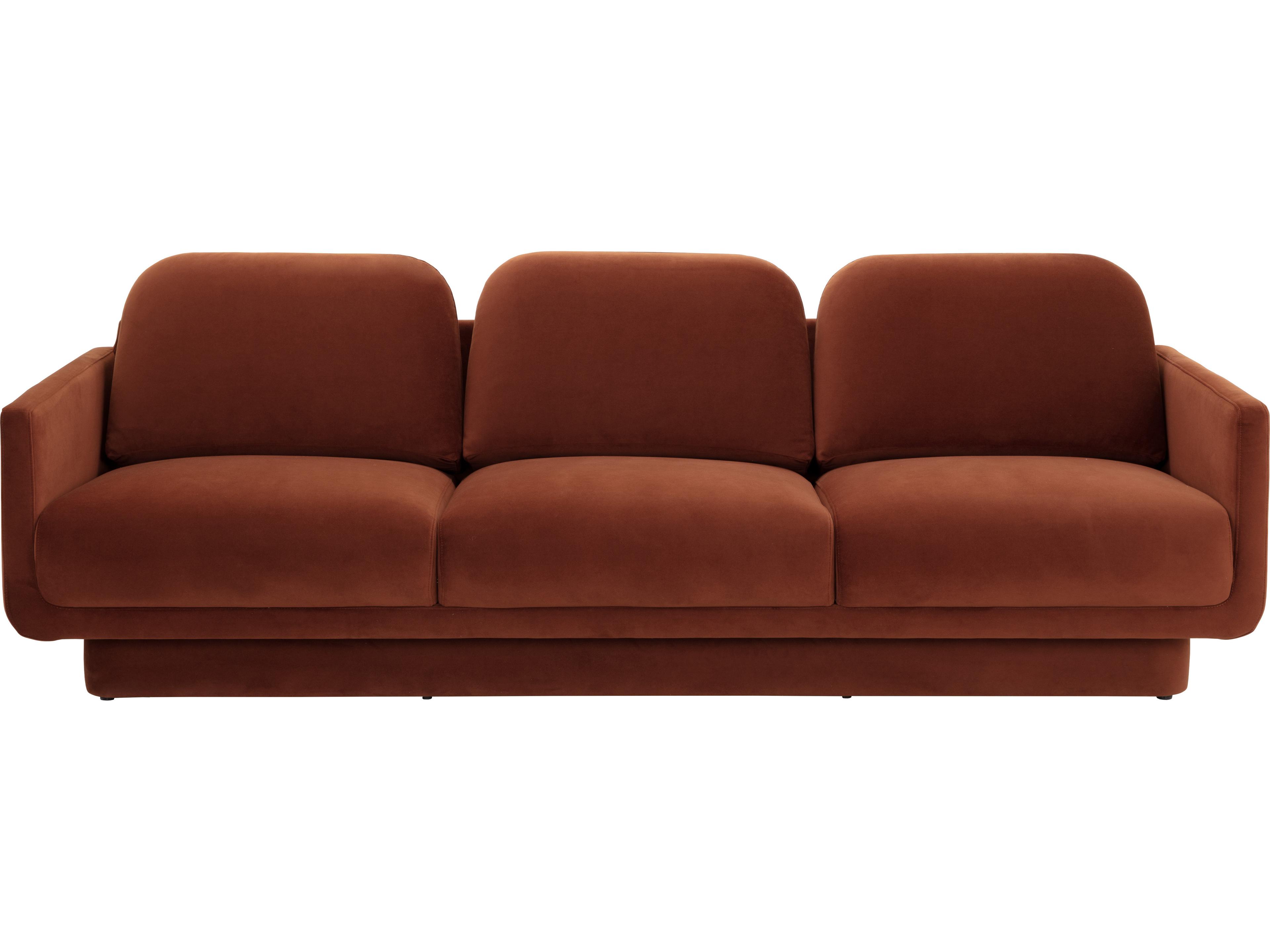 Sunpan Everton 97.5" Everton Sofa Meg Rust