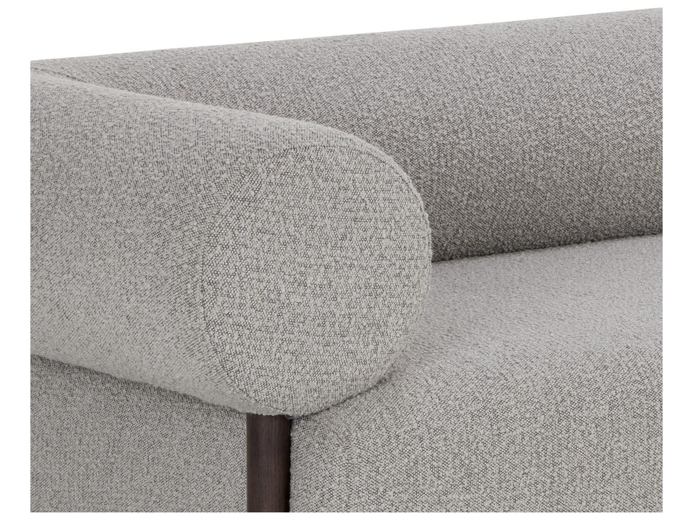 Sunpan Bromley Grey Upholstered Sofa