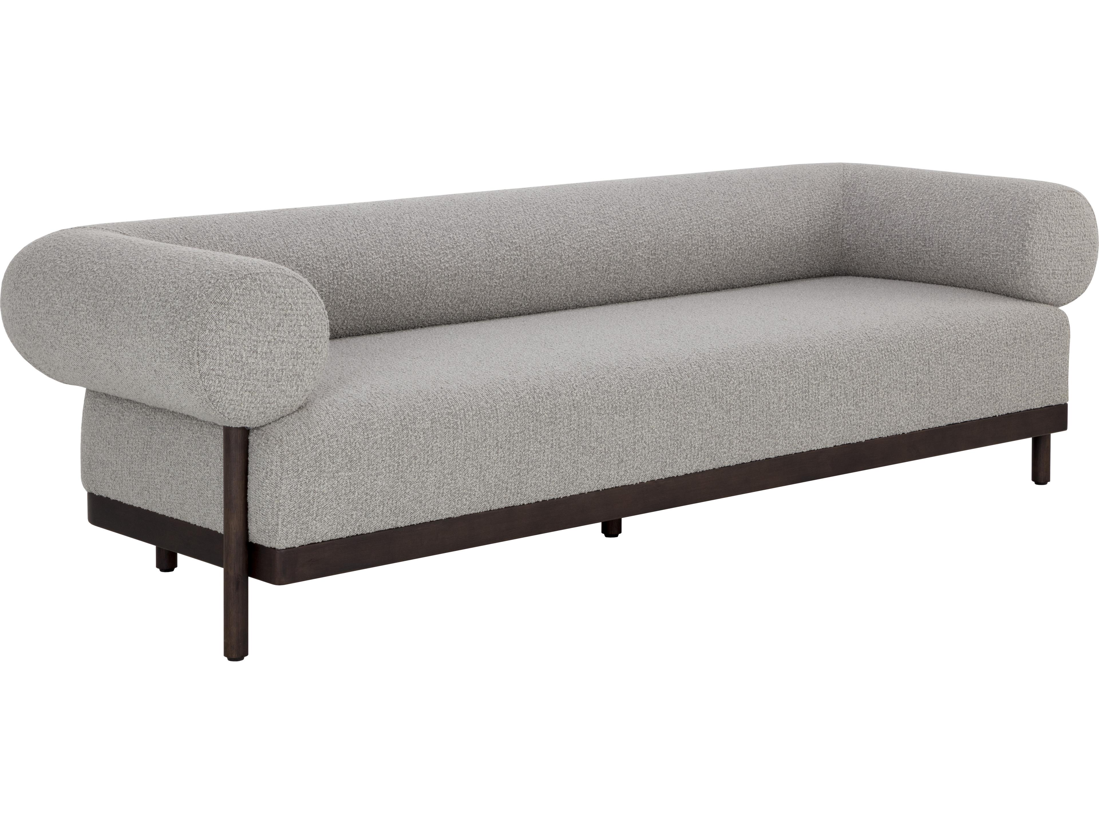 Sunpan Bromley Grey Upholstered Sofa