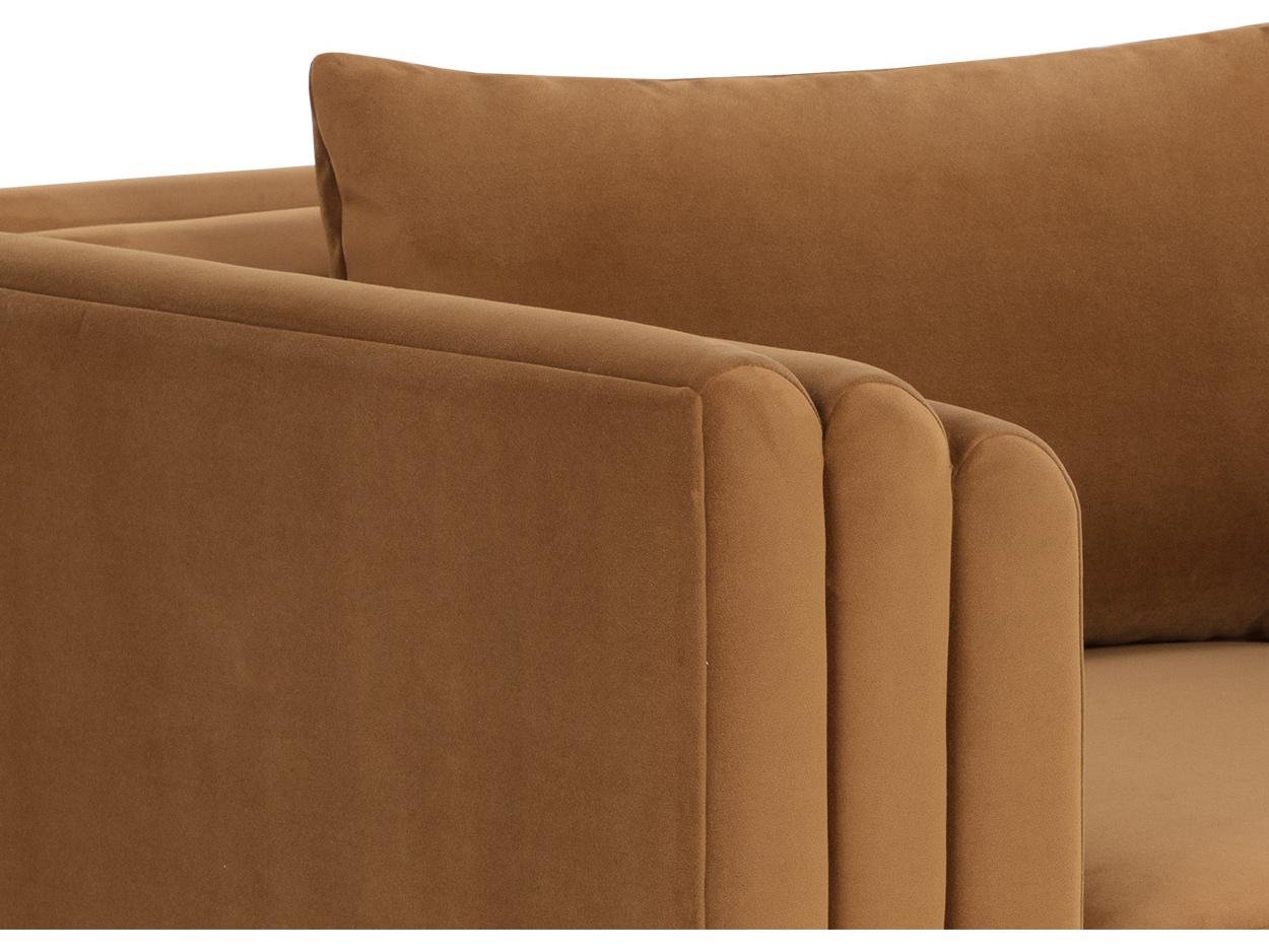 Sunpan Kira 46.5" Kira Armchair Meg Gold