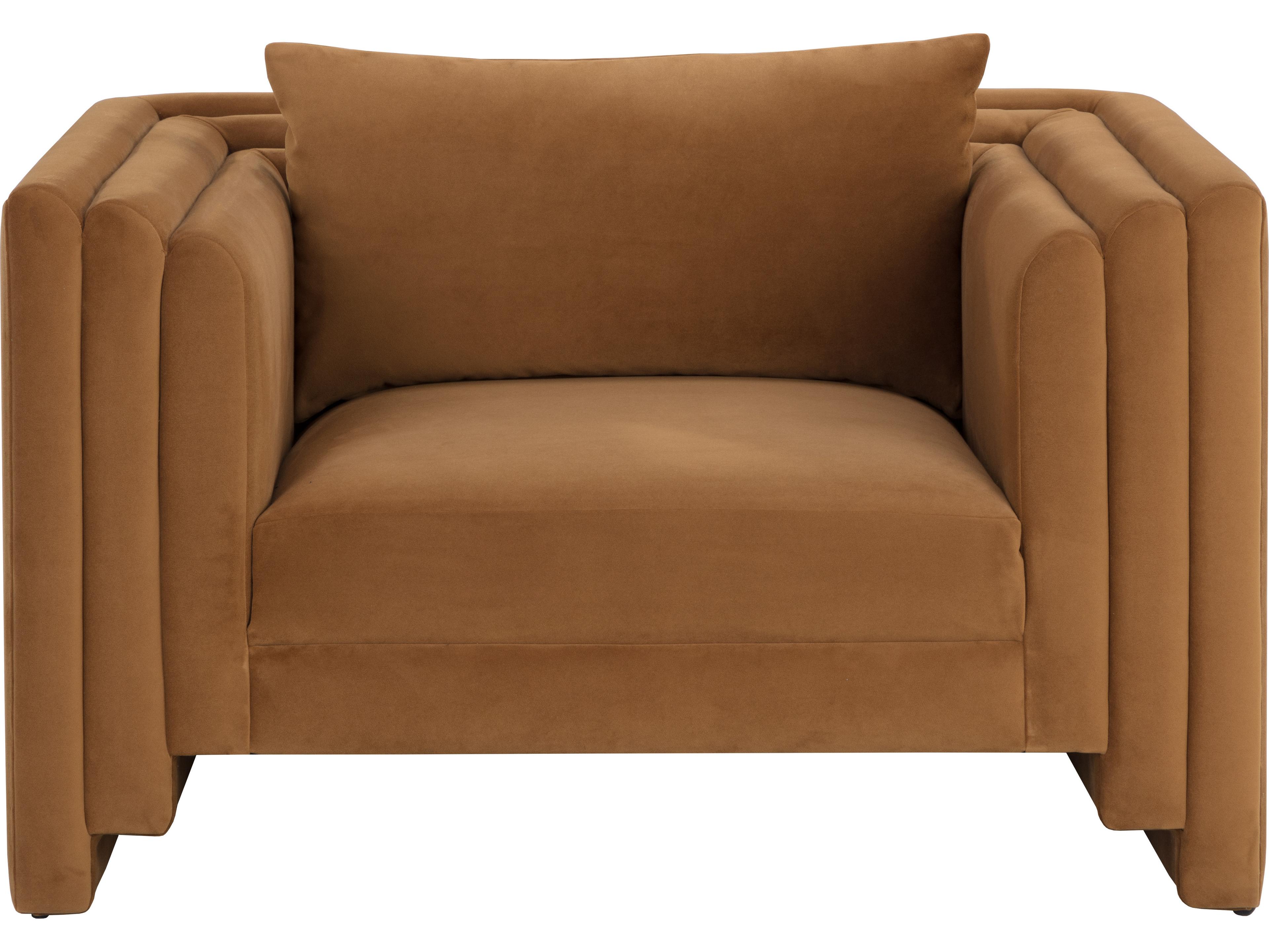 Sunpan Kira 46.5" Kira Armchair Meg Gold
