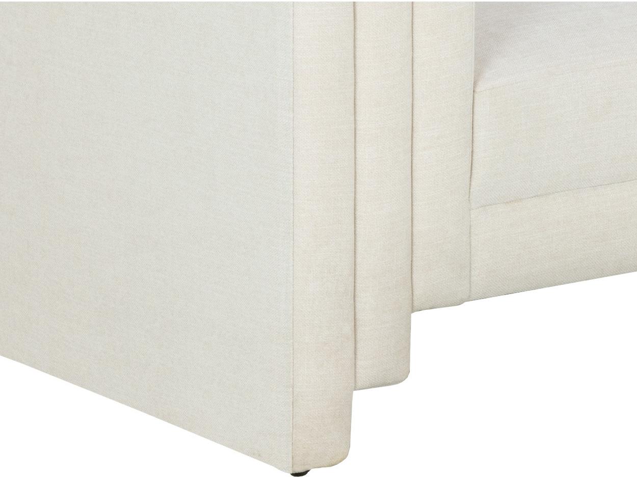 Sunpan Kira 96" Kira Sofa Heather Ivory Tweed