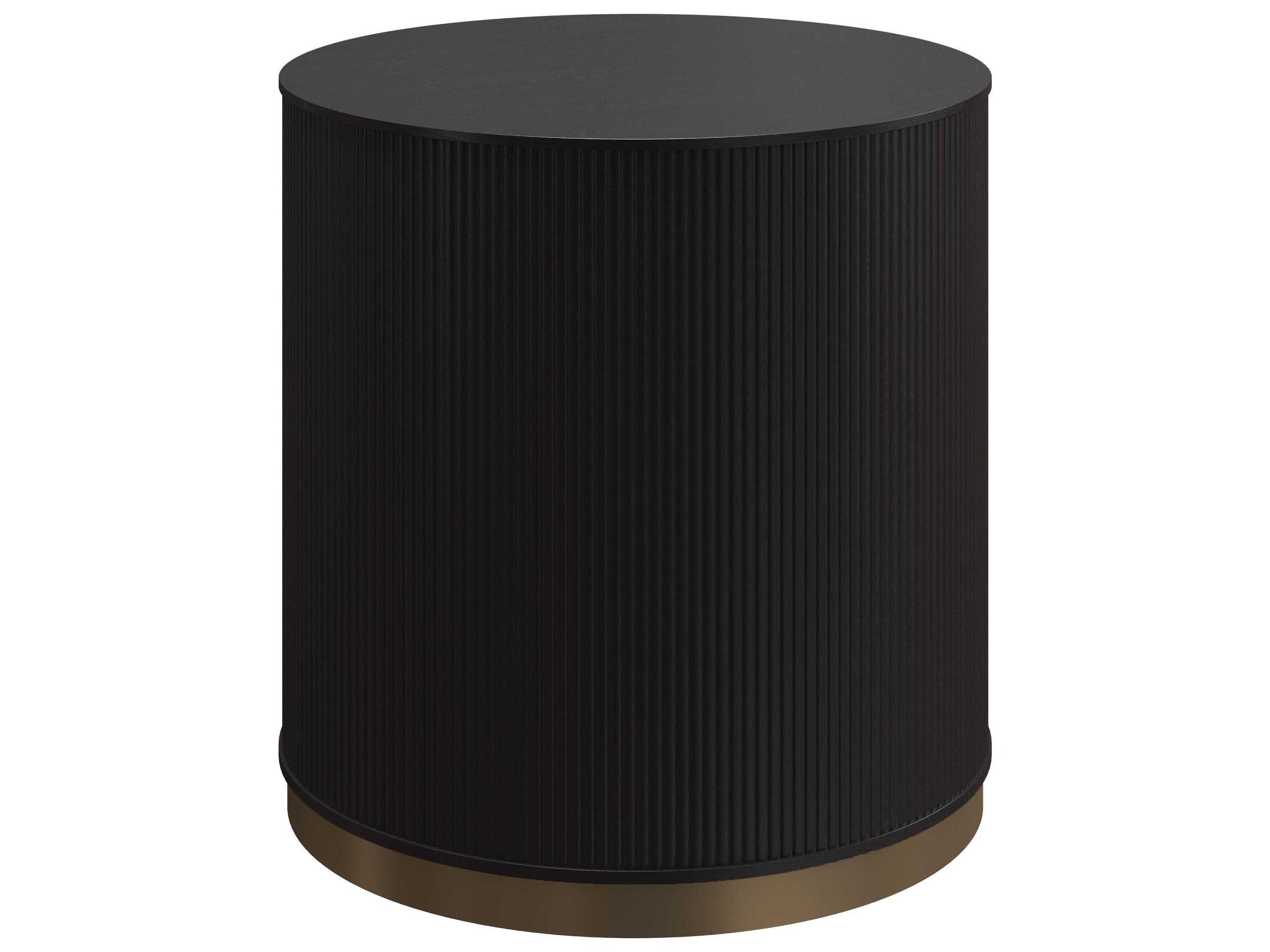 Sunpan Kalla 22" Kalla Side Table Charcoal