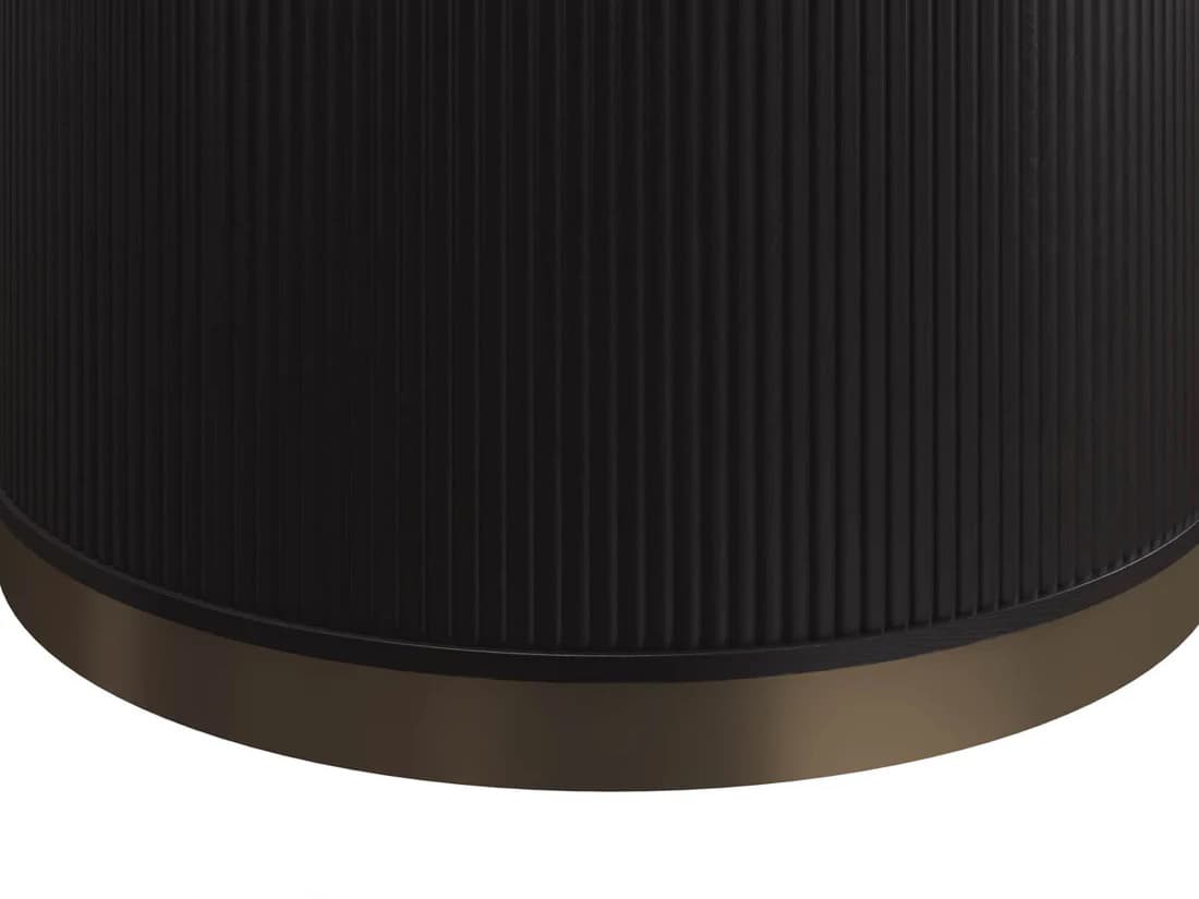 Sunpan Kalla 22" Kalla Side Table Charcoal