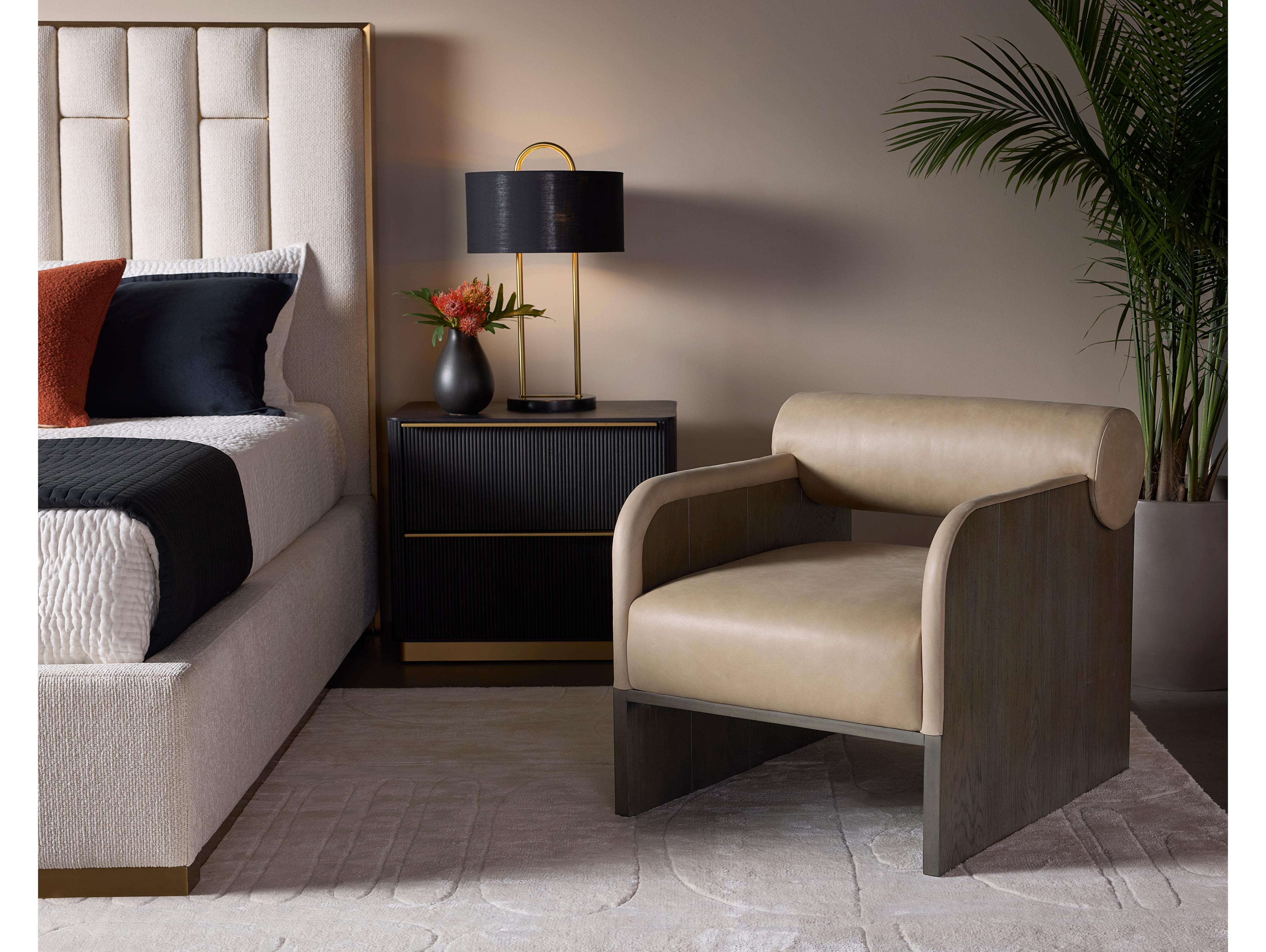 Sunpan Kalla Kalla Nightstand Charcoal