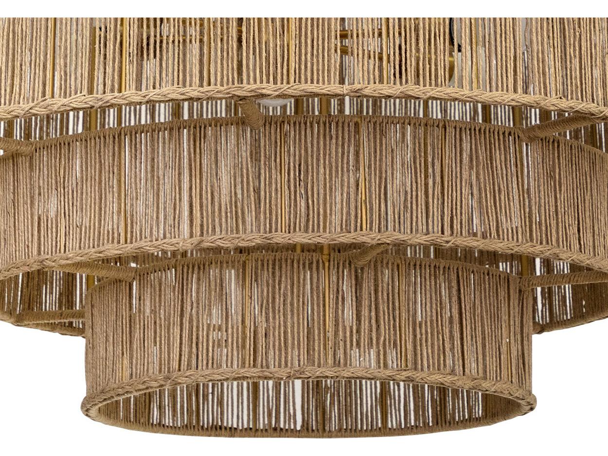 Sunpan Alyssa Brown Tiered Chandelier