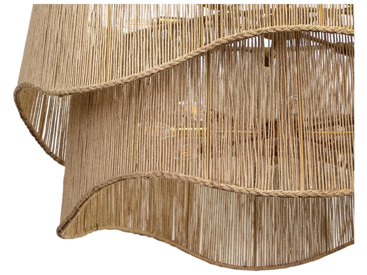 Sunpan Rhine Brass Candelabra Chandelier