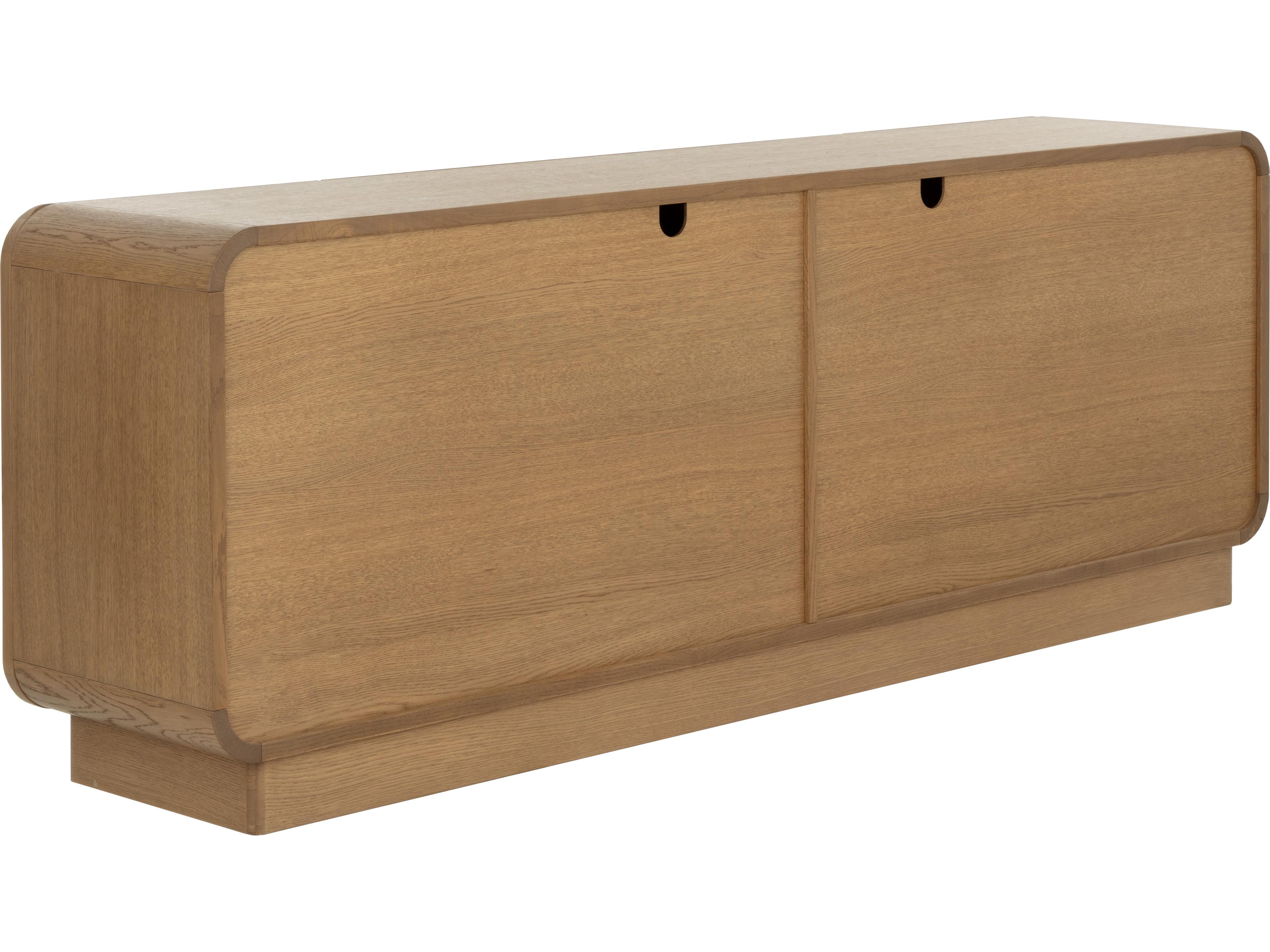 Sunpan Fauna 88" Oak Wood Brown Sideboard