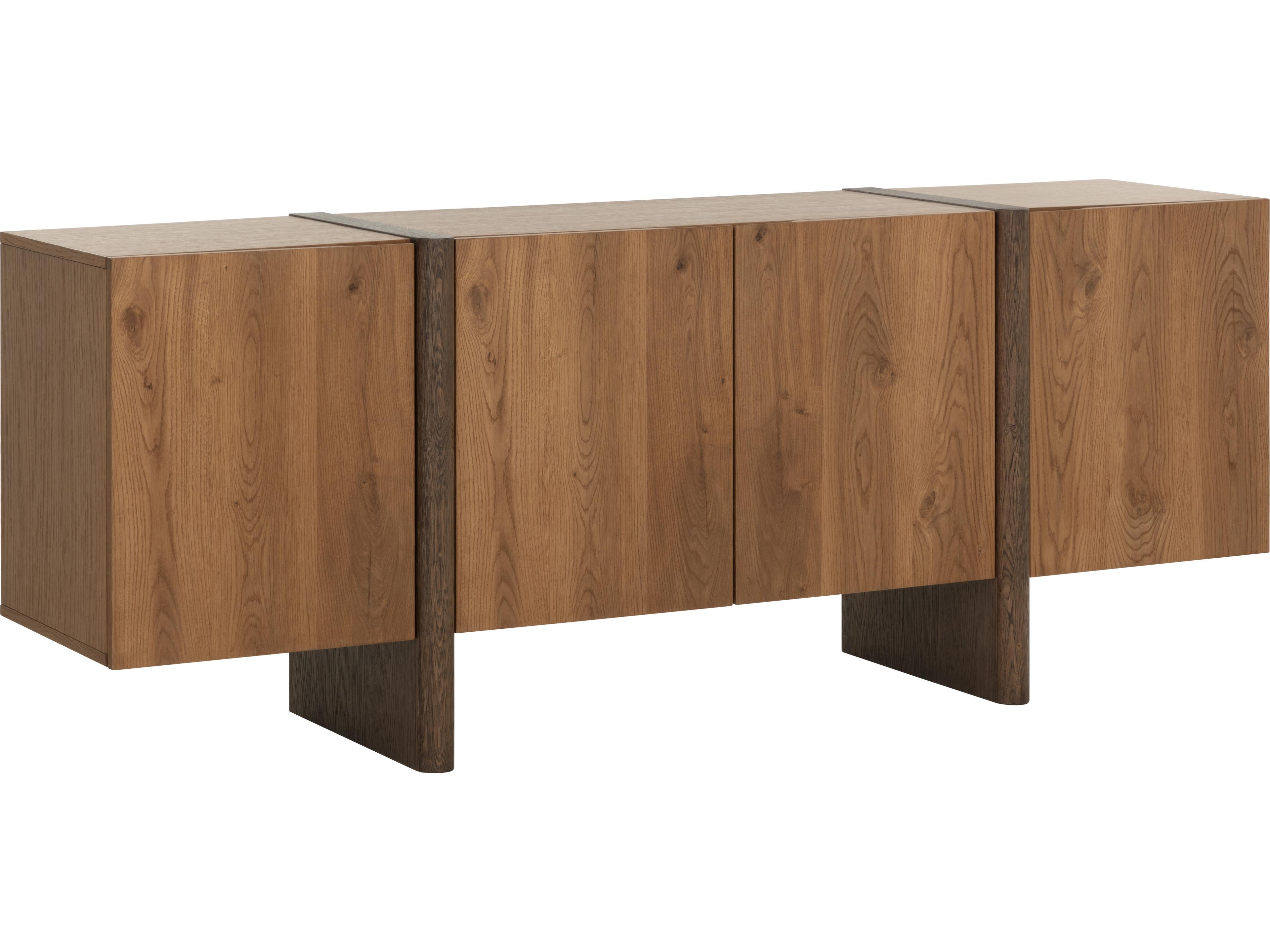 Sunpan Ewan 84" Oak Wood Brown Sideboard