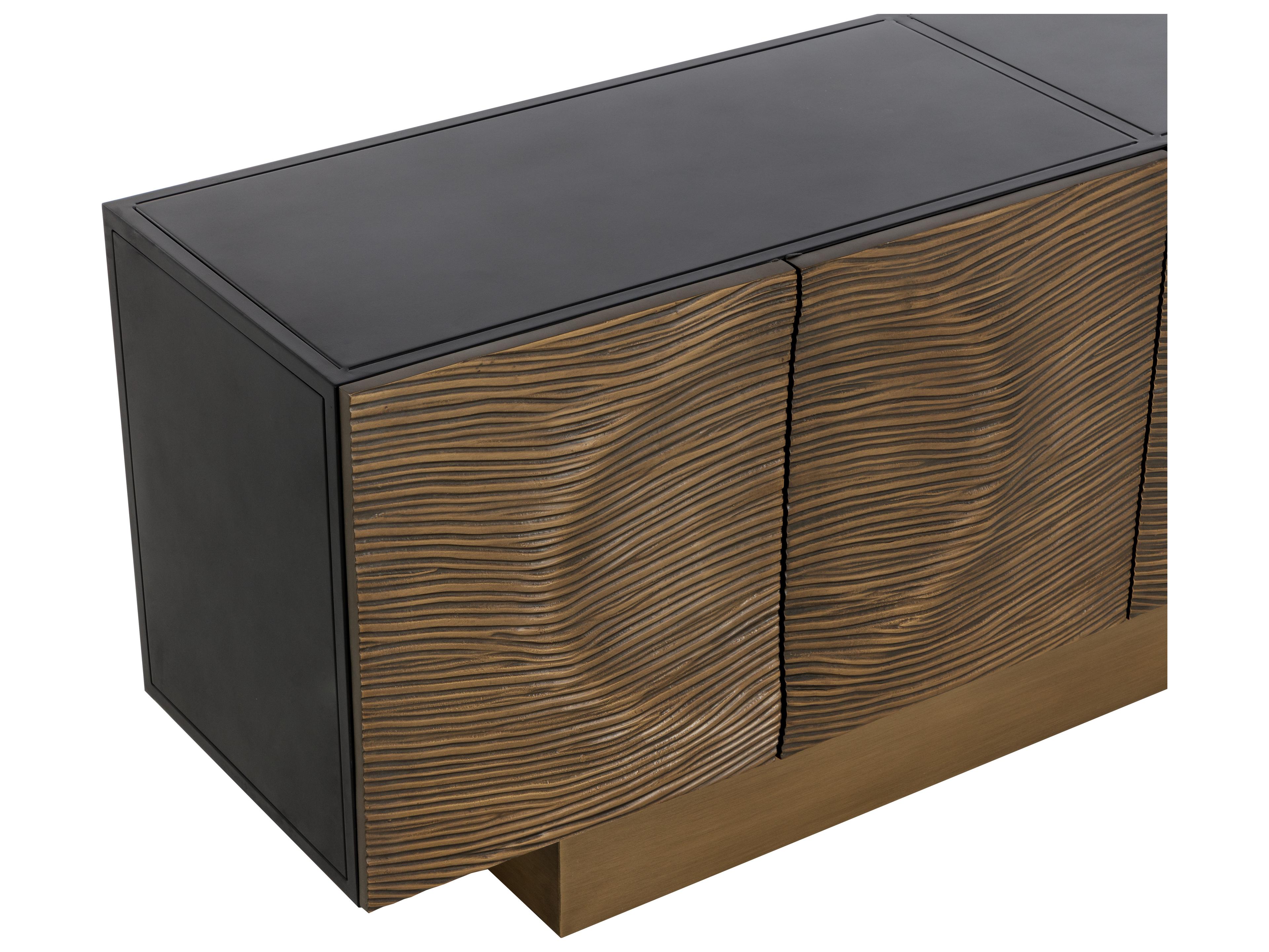 Sunpan Dharkan 71" Black Sideboard