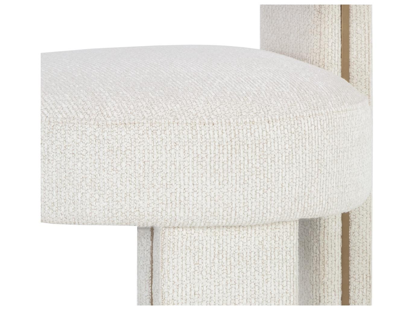 Sunpan Adamina Cream Upholstered Counter Stool