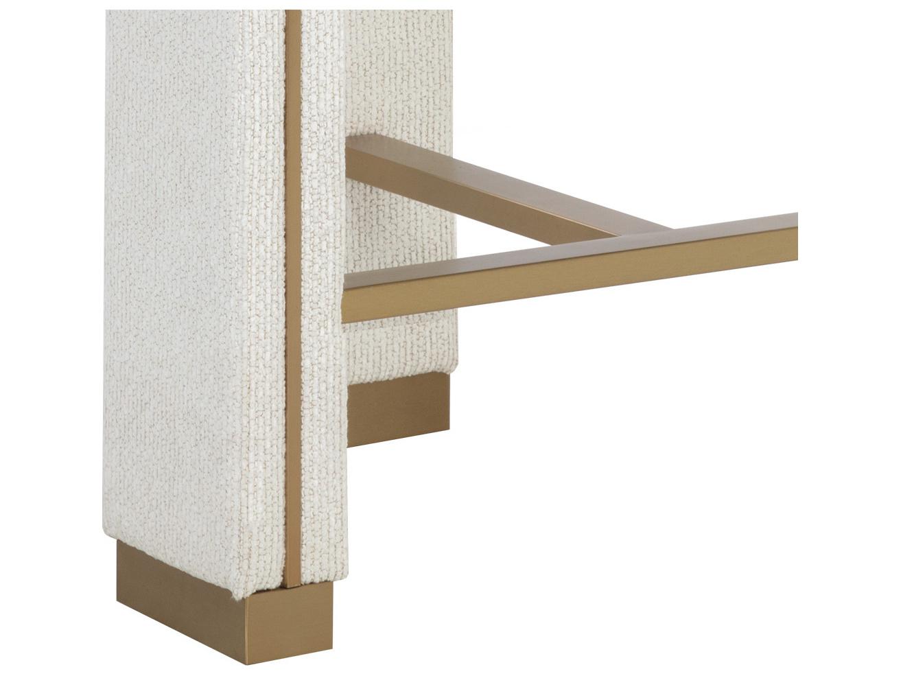 Sunpan Adamina Cream Upholstered Counter Stool