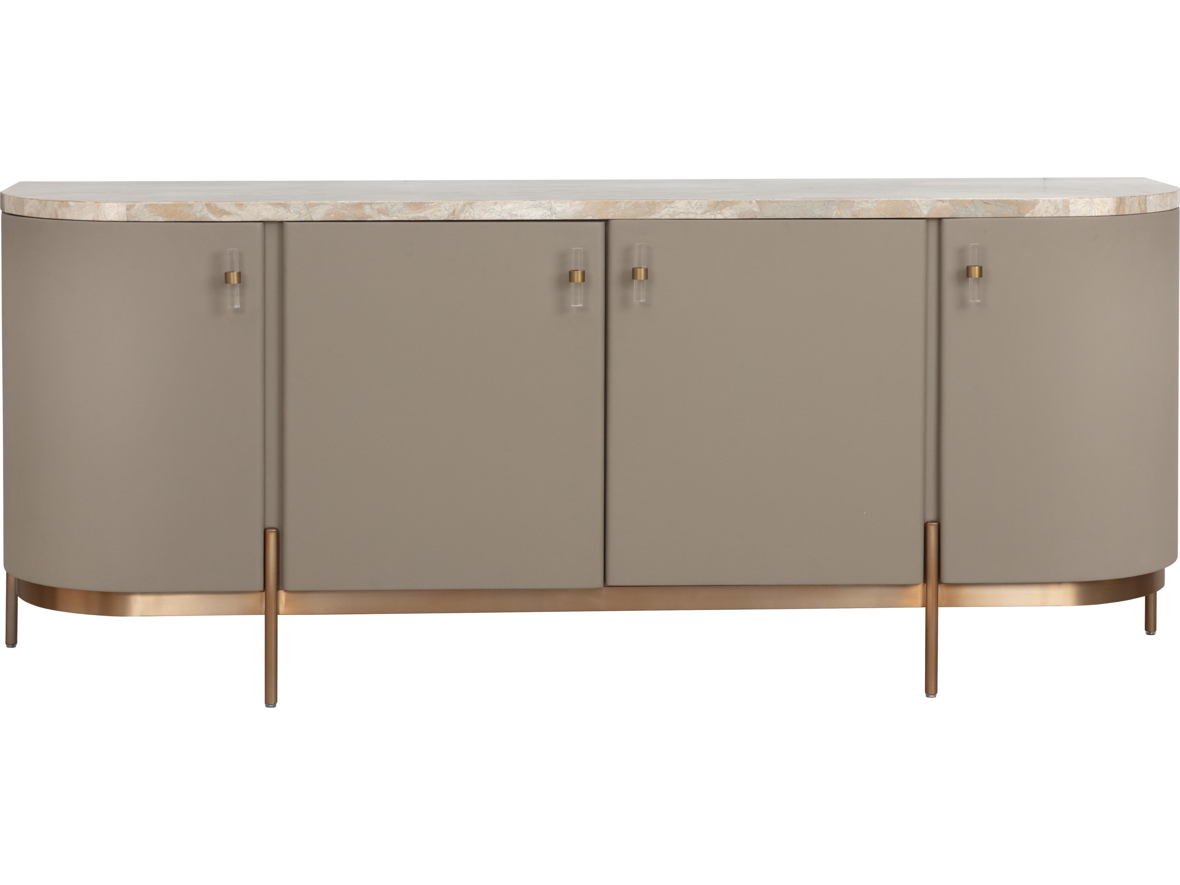 Sunpan Cataldi 77" Taupe Sideboard