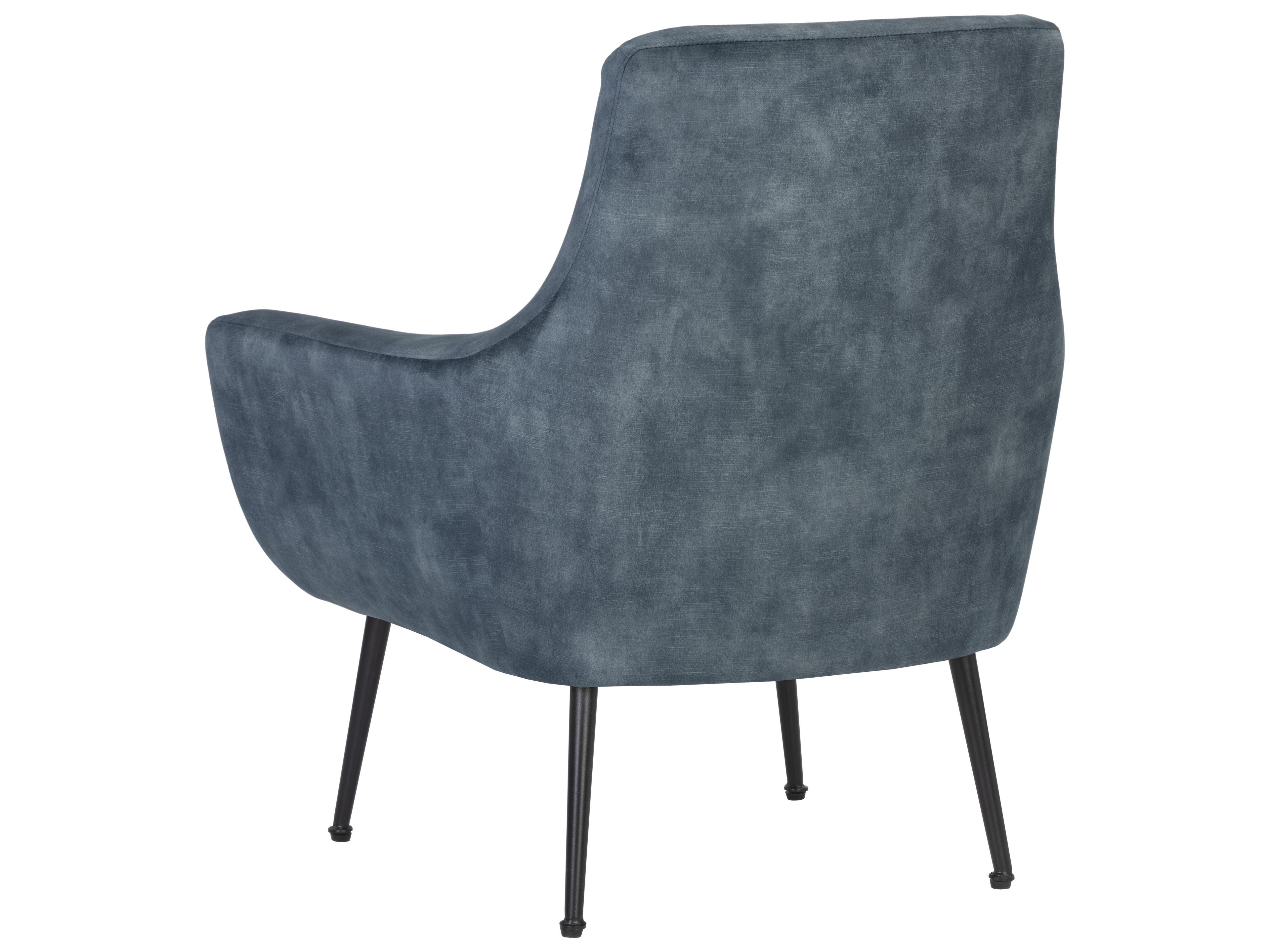 Sunpan Aletta Gray Fabric Accent Chair