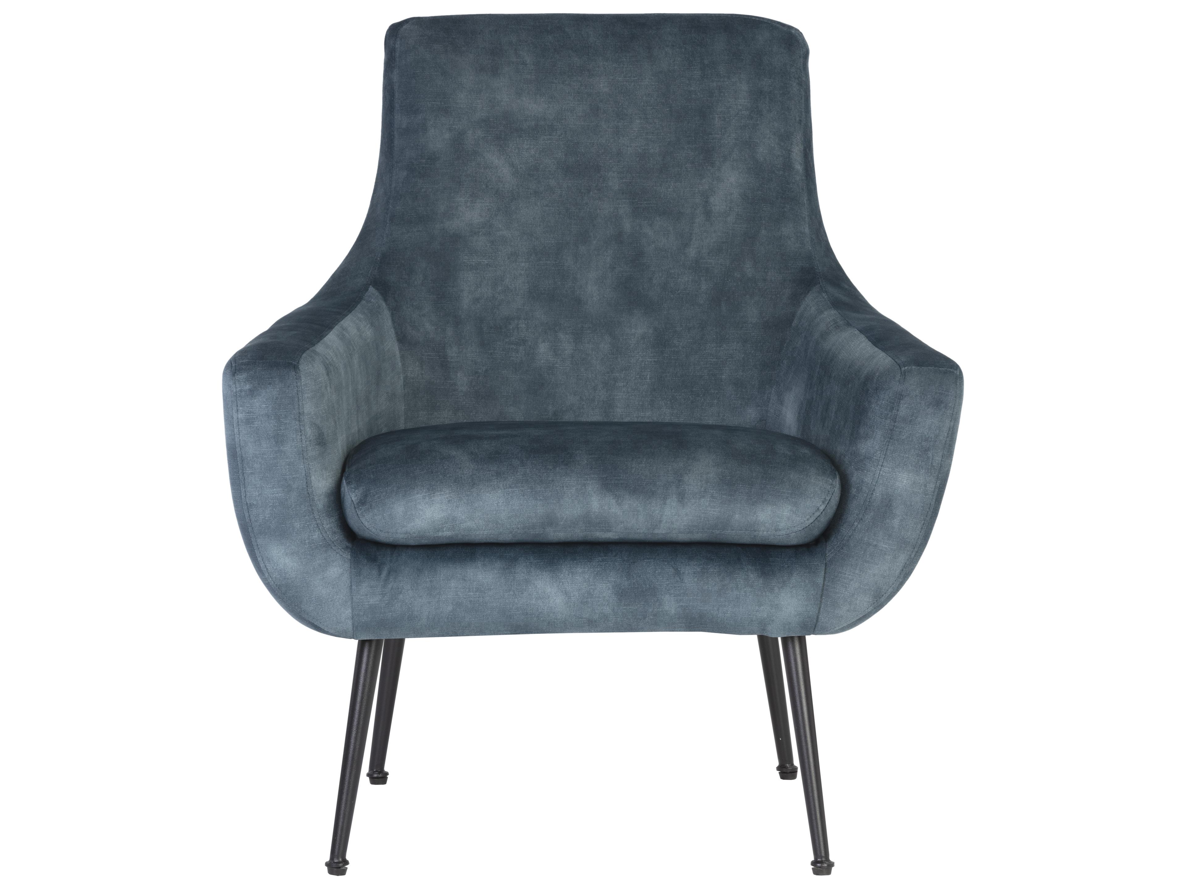Sunpan Aletta Gray Fabric Accent Chair