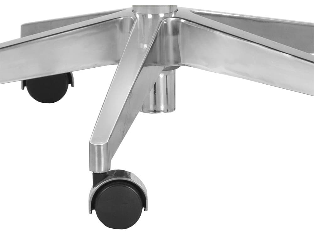 Sunpan Rhett Black Faux Leather Adjustable Executive Desk Chair