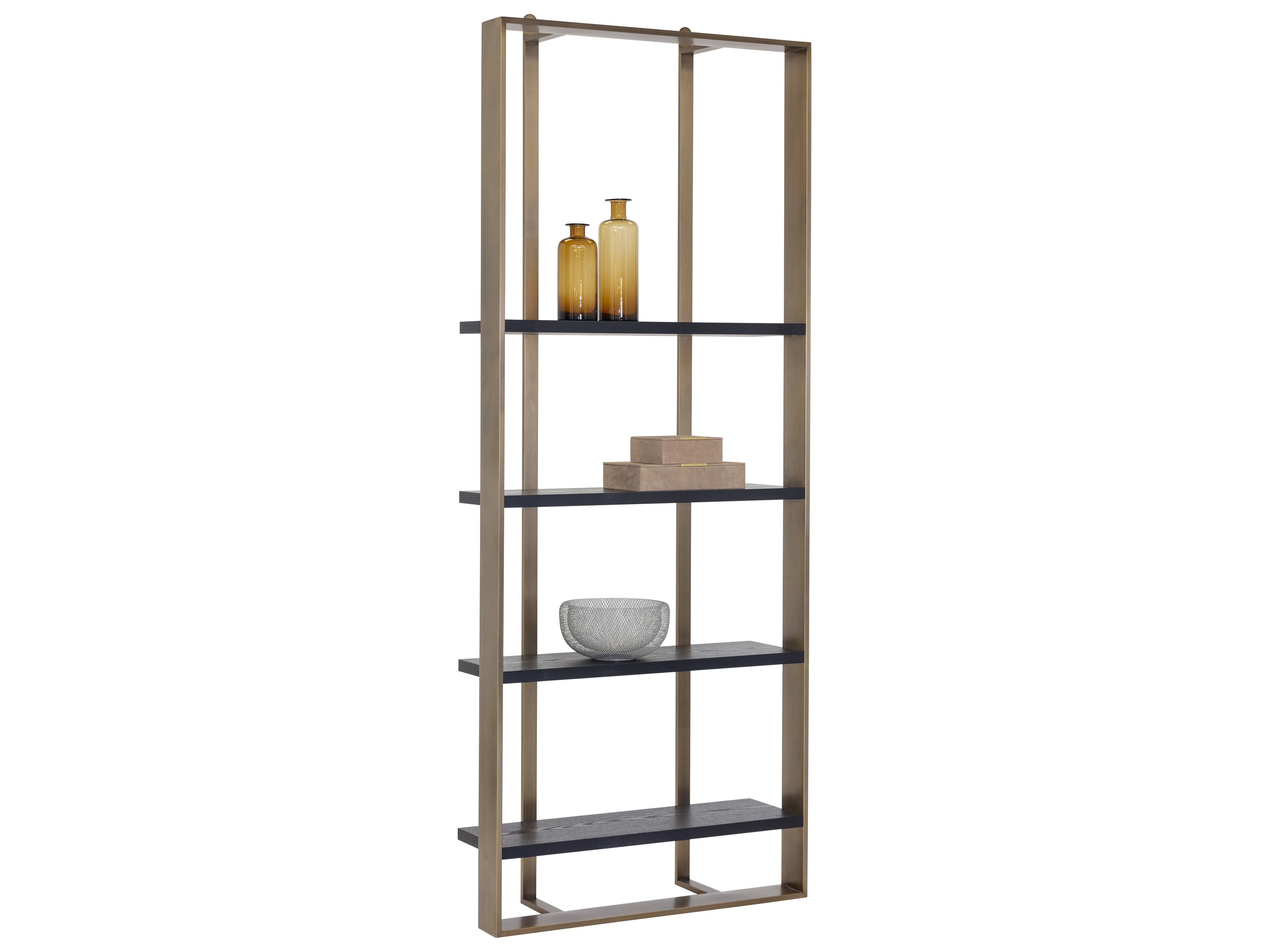 Sunpan Dalton Black Bookcase