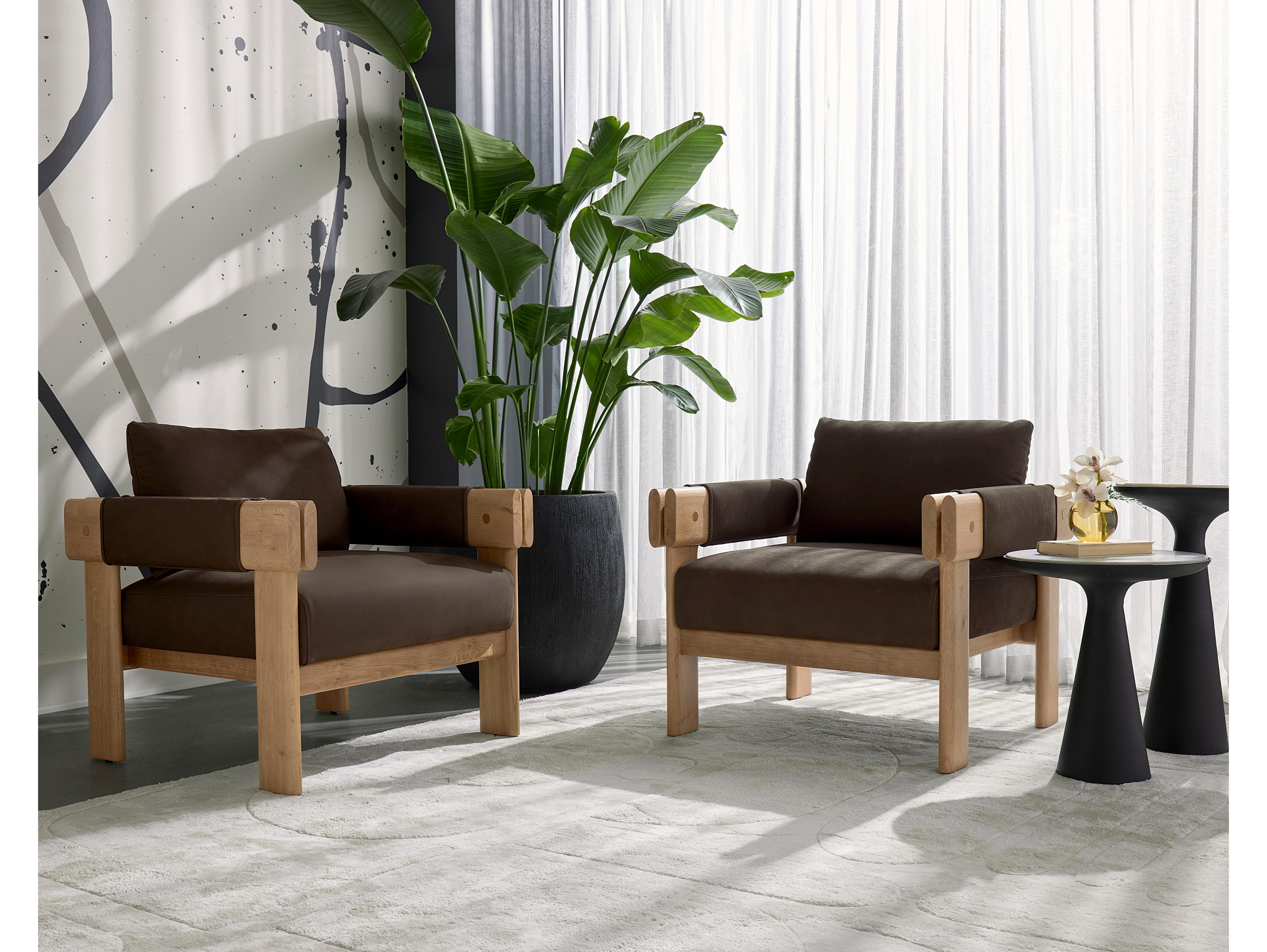 Sunpan Chizu Round Marble End Table