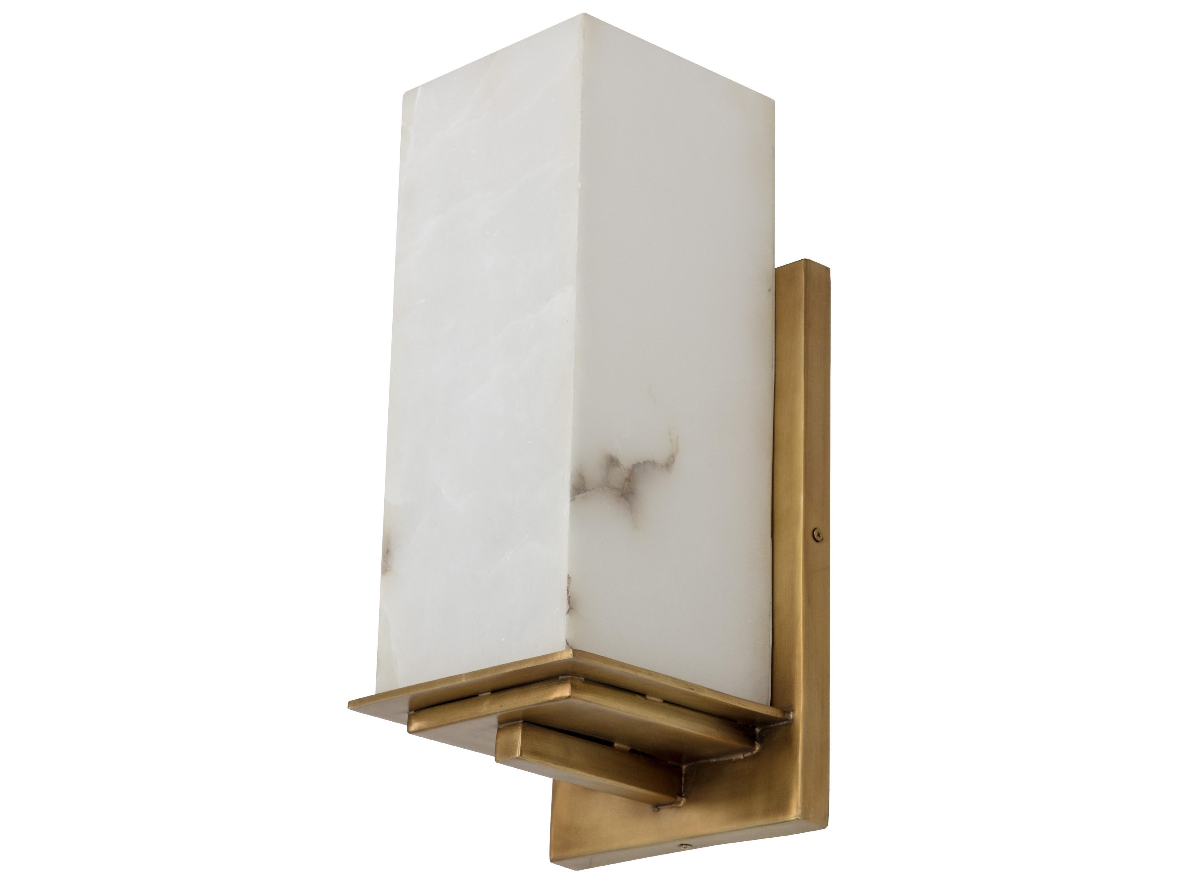 Sunpan Kinu Brass Wall Sconce