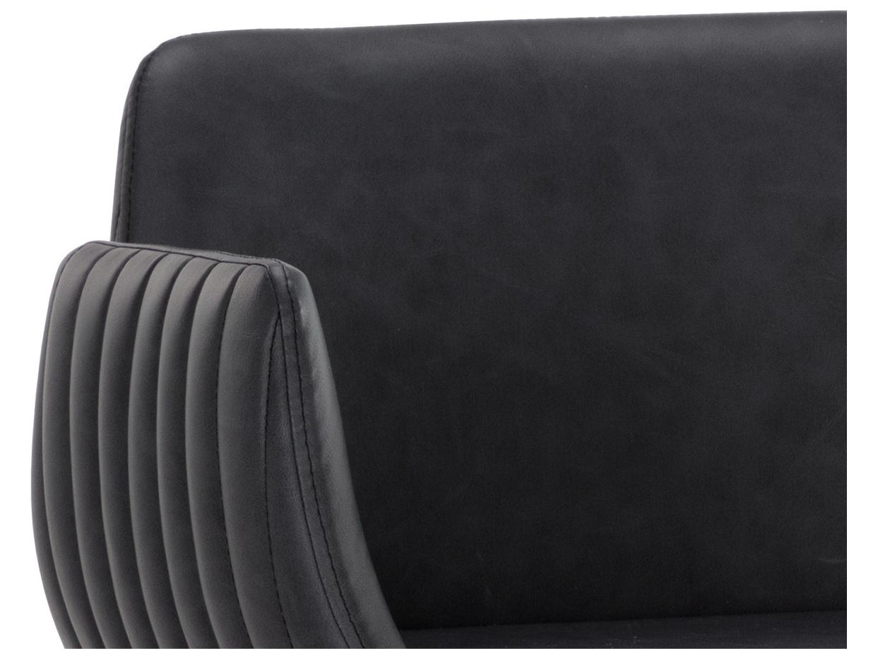 Sunpan Lucano Faux Leather Bar Stool