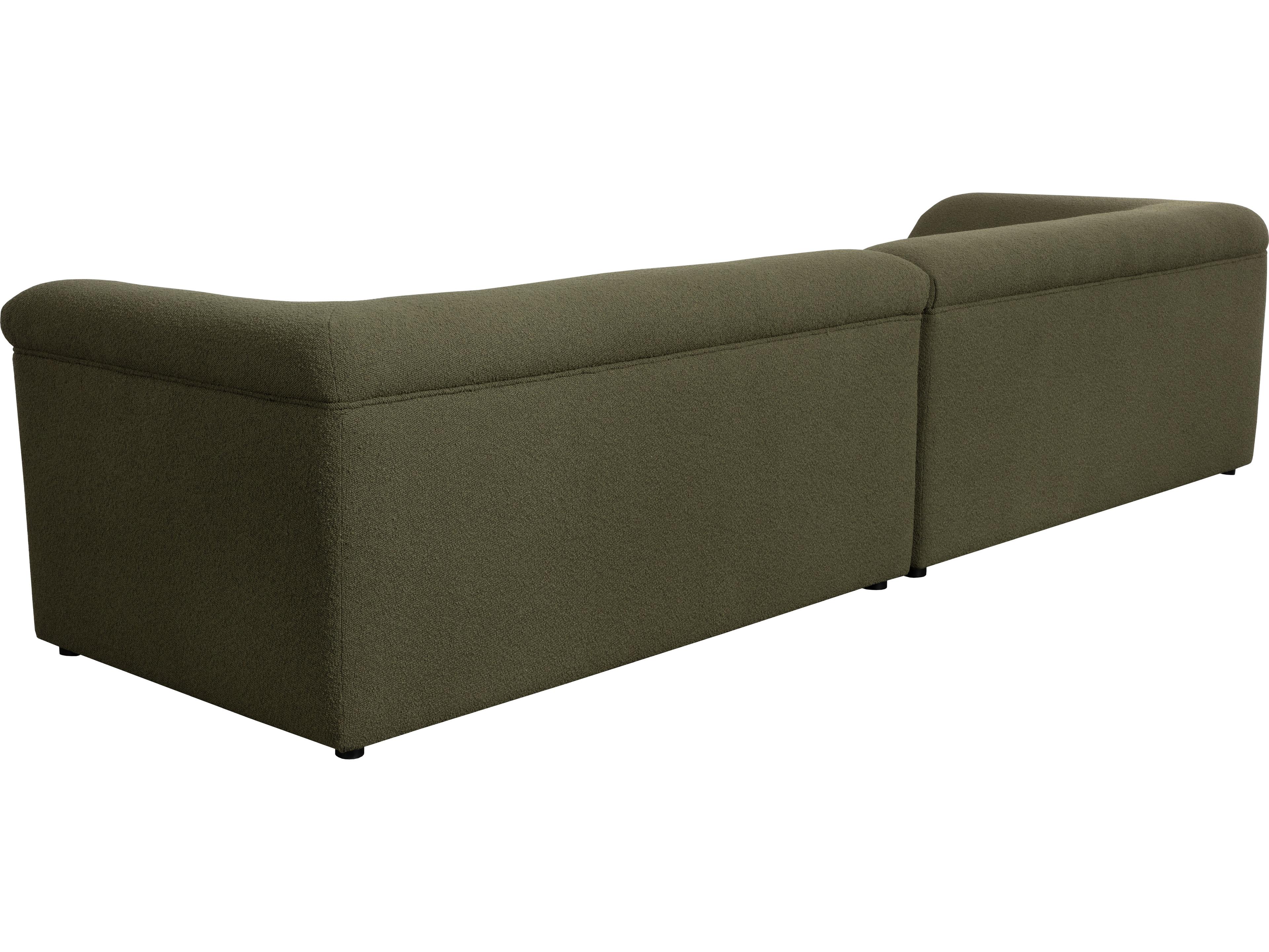Sunpan Gladys Green Upholstered Sofa
