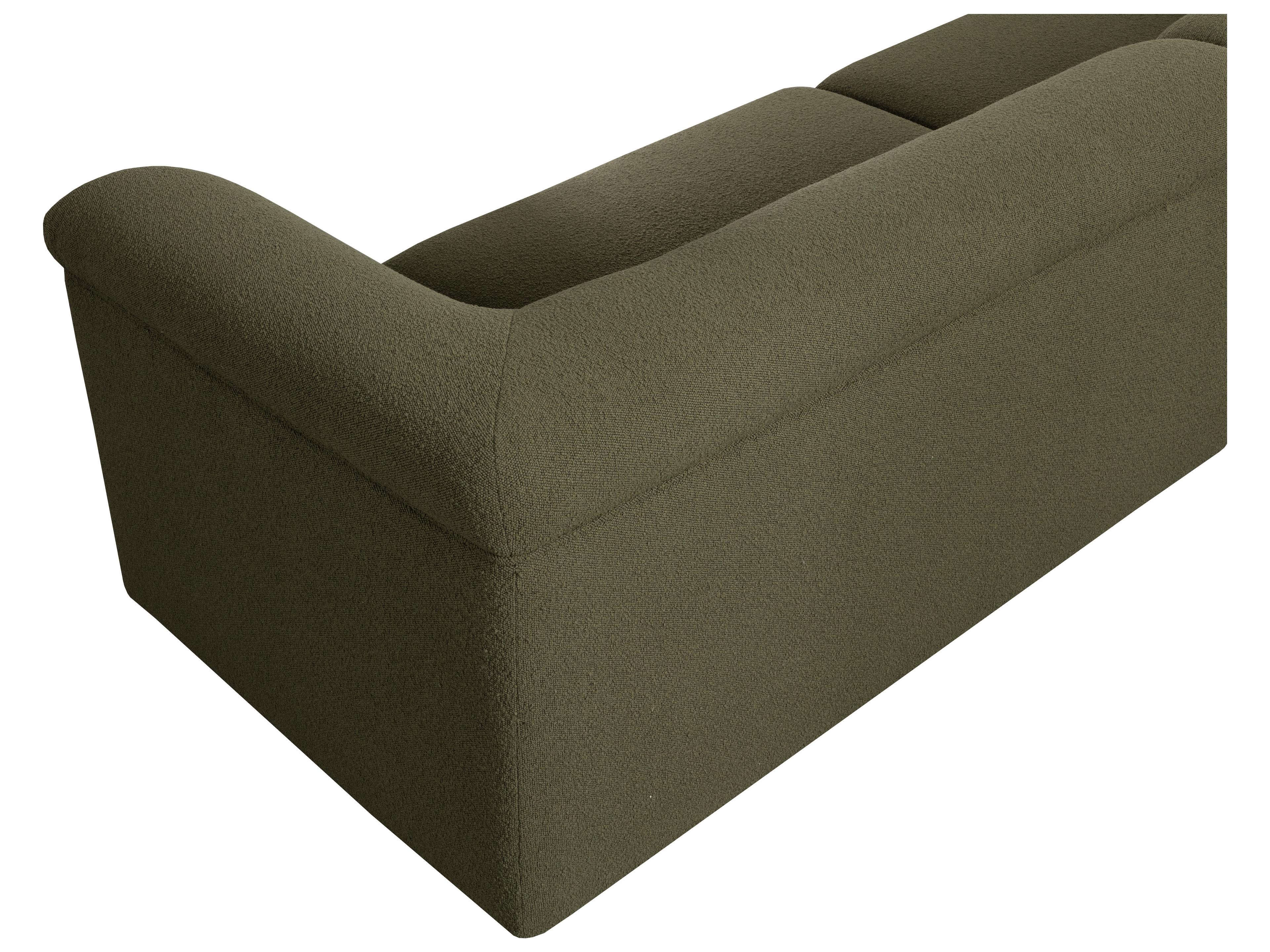 Sunpan Gladys Green Upholstered Sofa