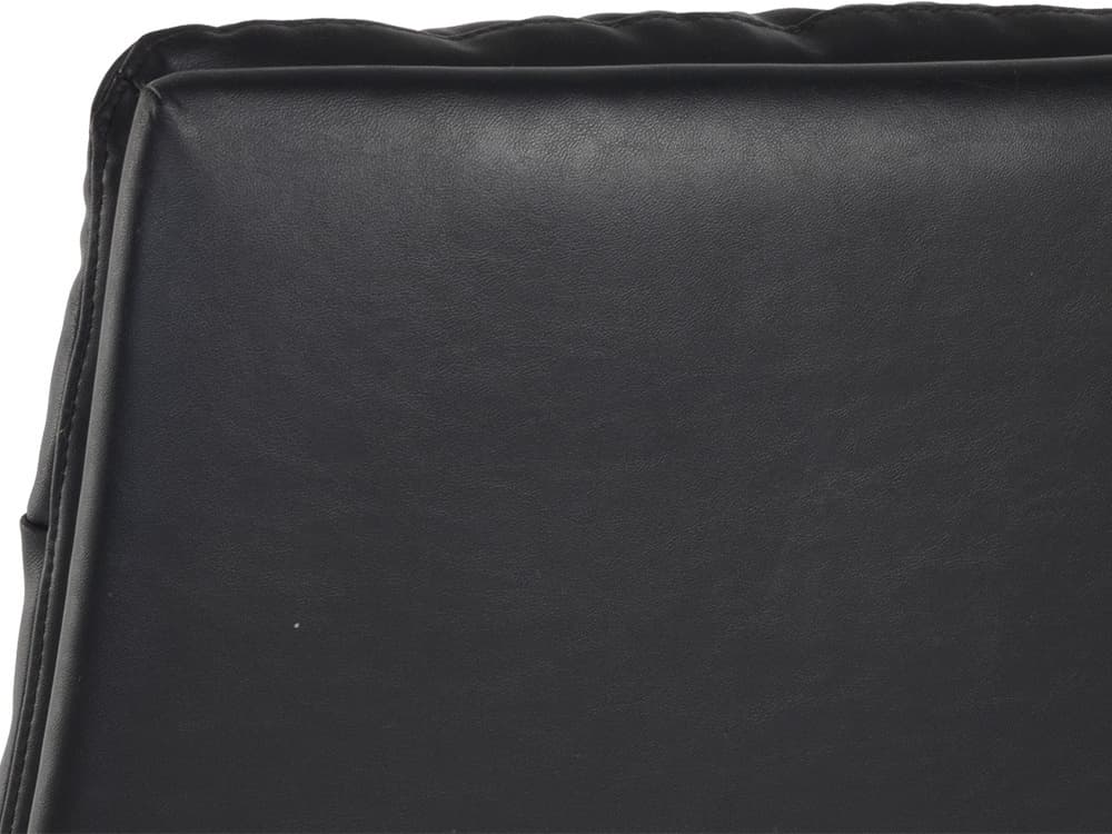 Sunpan Stinson Black Faux Leather Adjustable Swivel Computer Office Chair