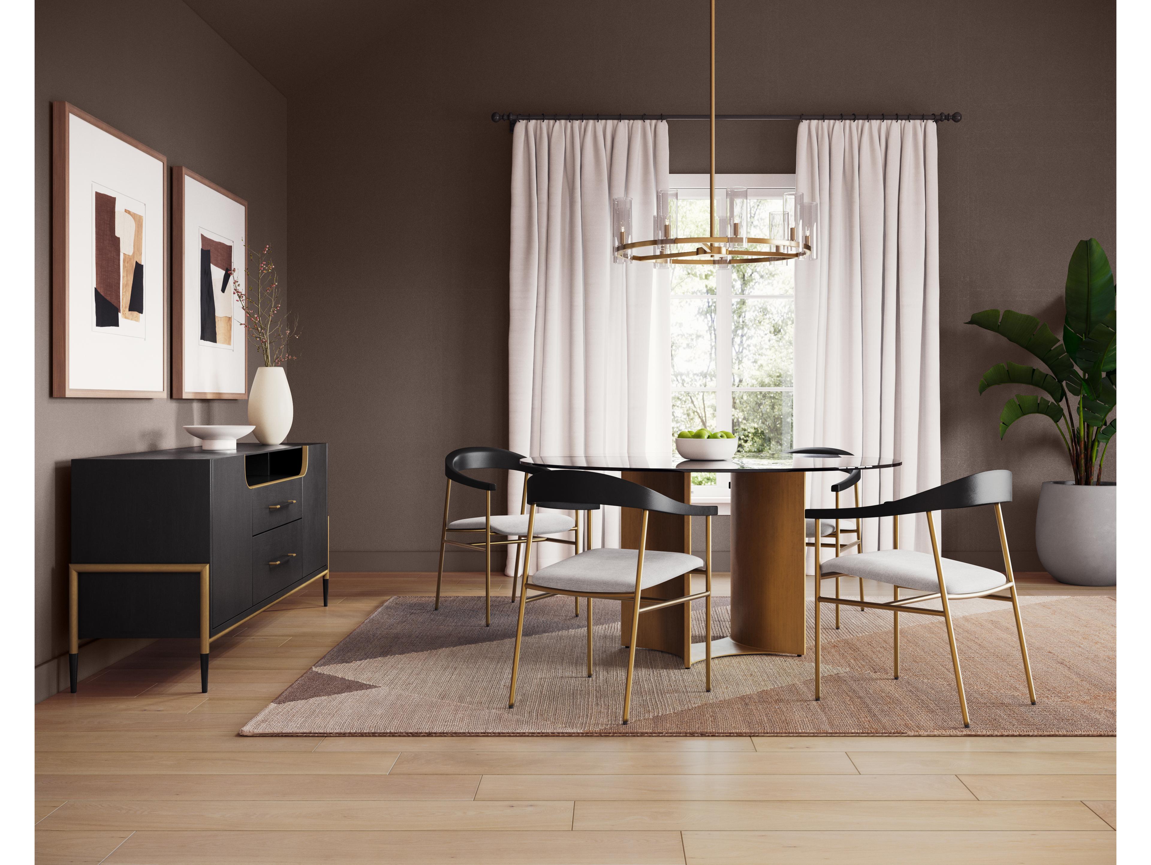 Sunpan Oswego 120" x 96" Geometric Area Rug