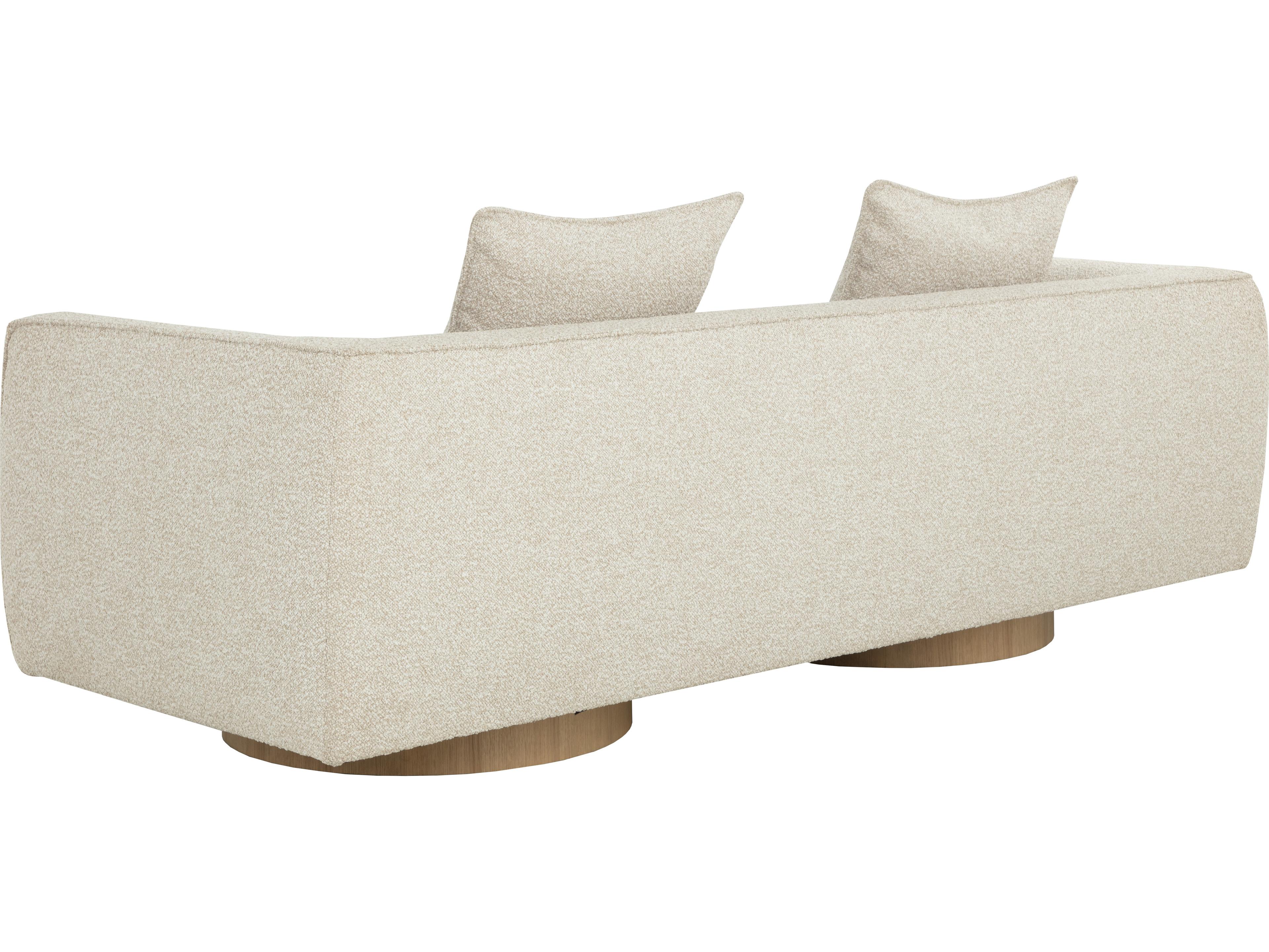 Sunpan Mattis Taupe Beige Upholstered Sofa