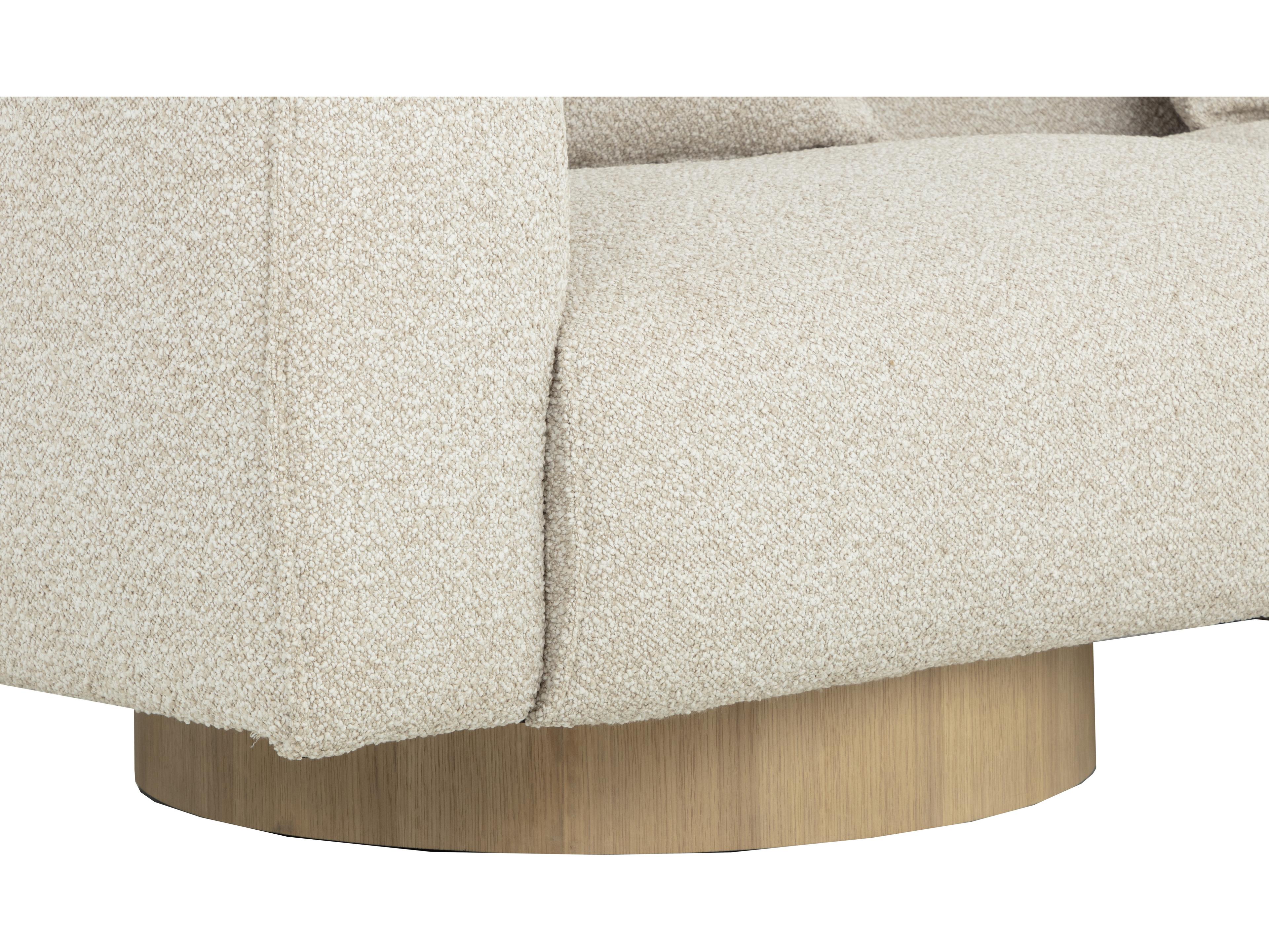 Sunpan Mattis Taupe Beige Upholstered Sofa
