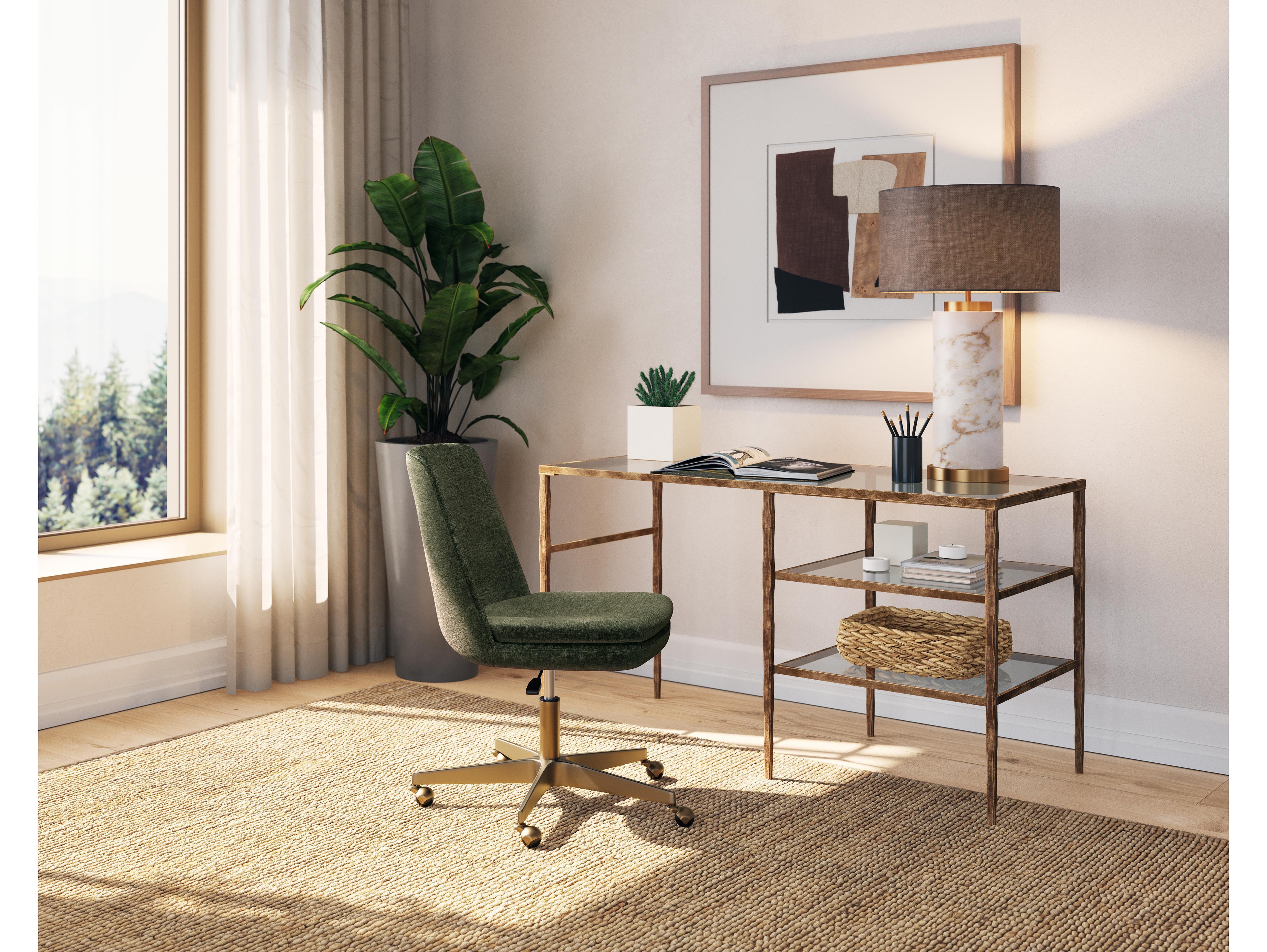 Sunpan Berget Office Chair in Bergen Olive