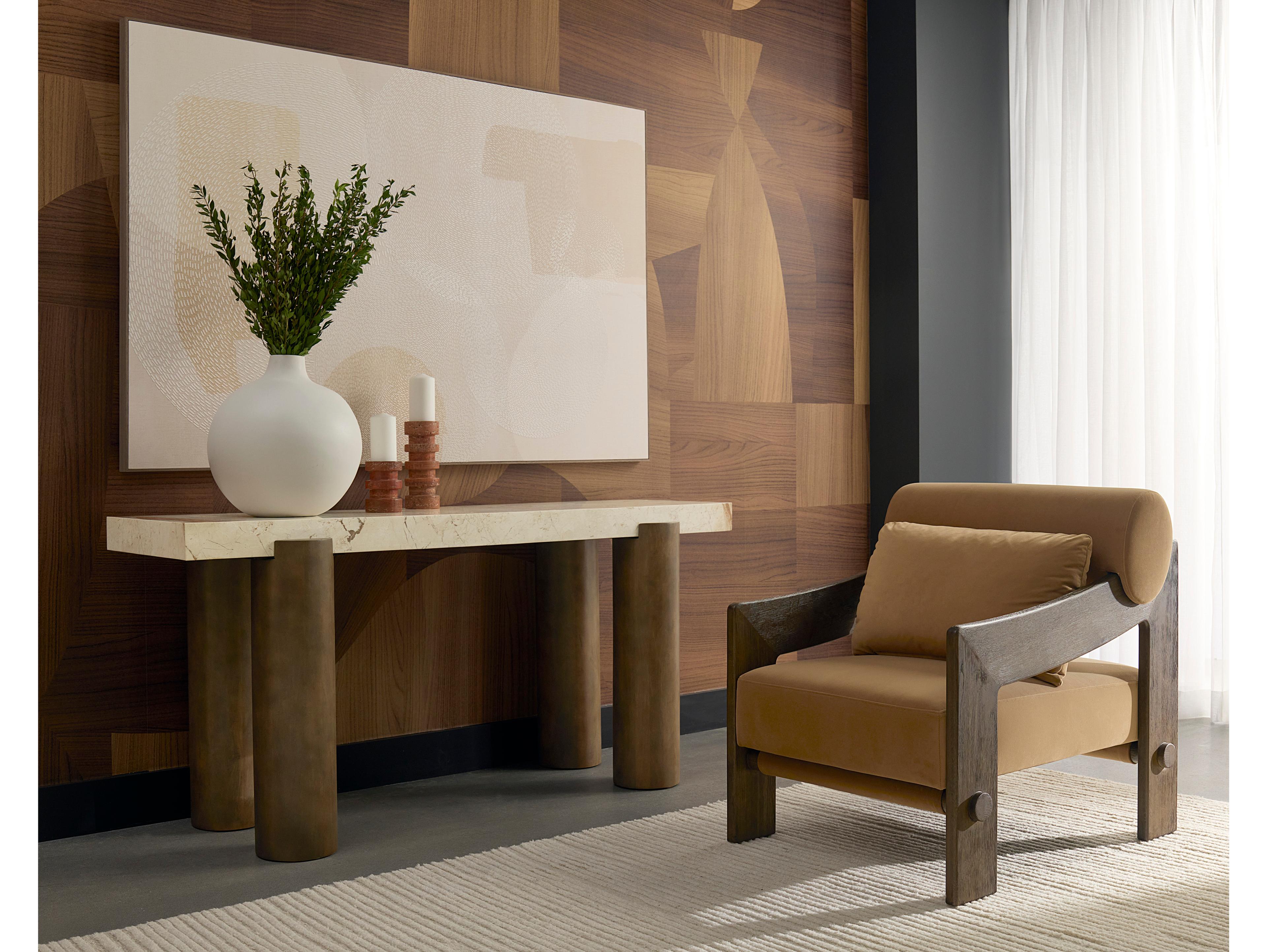 Sunpan Reizo Brown Accent Chair