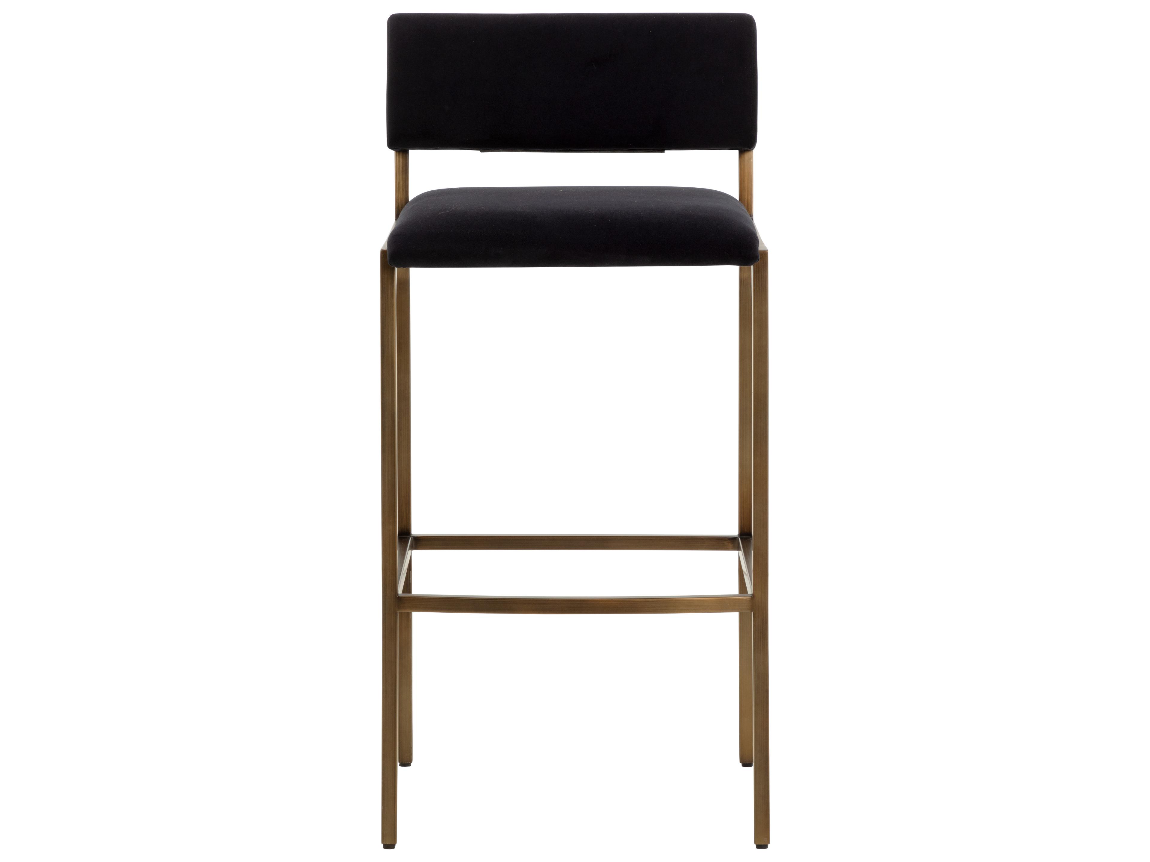 Sunpan Mori Barstool in Abbington Black