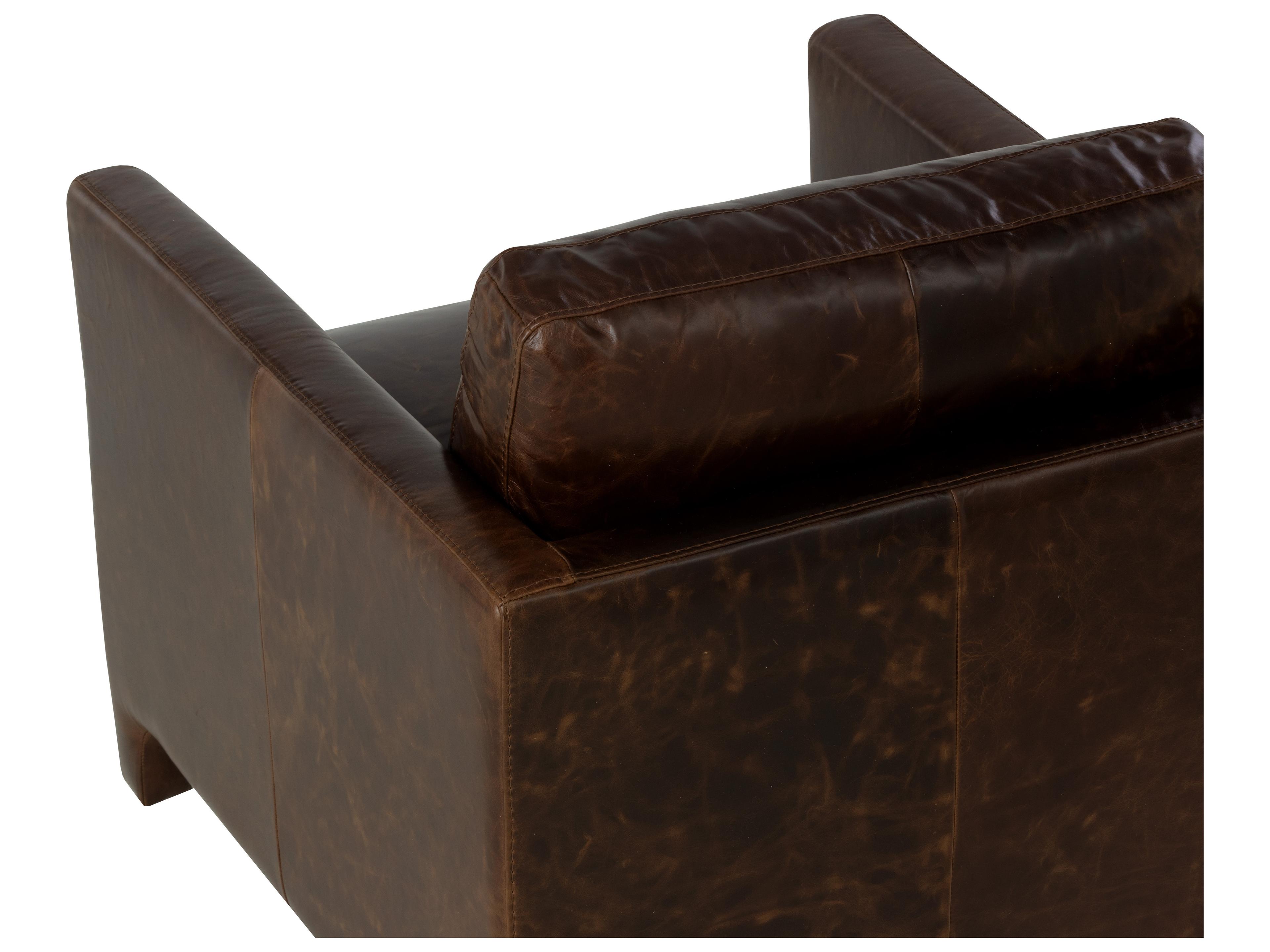 Sunpan Rodney Brown Leather Club Chair