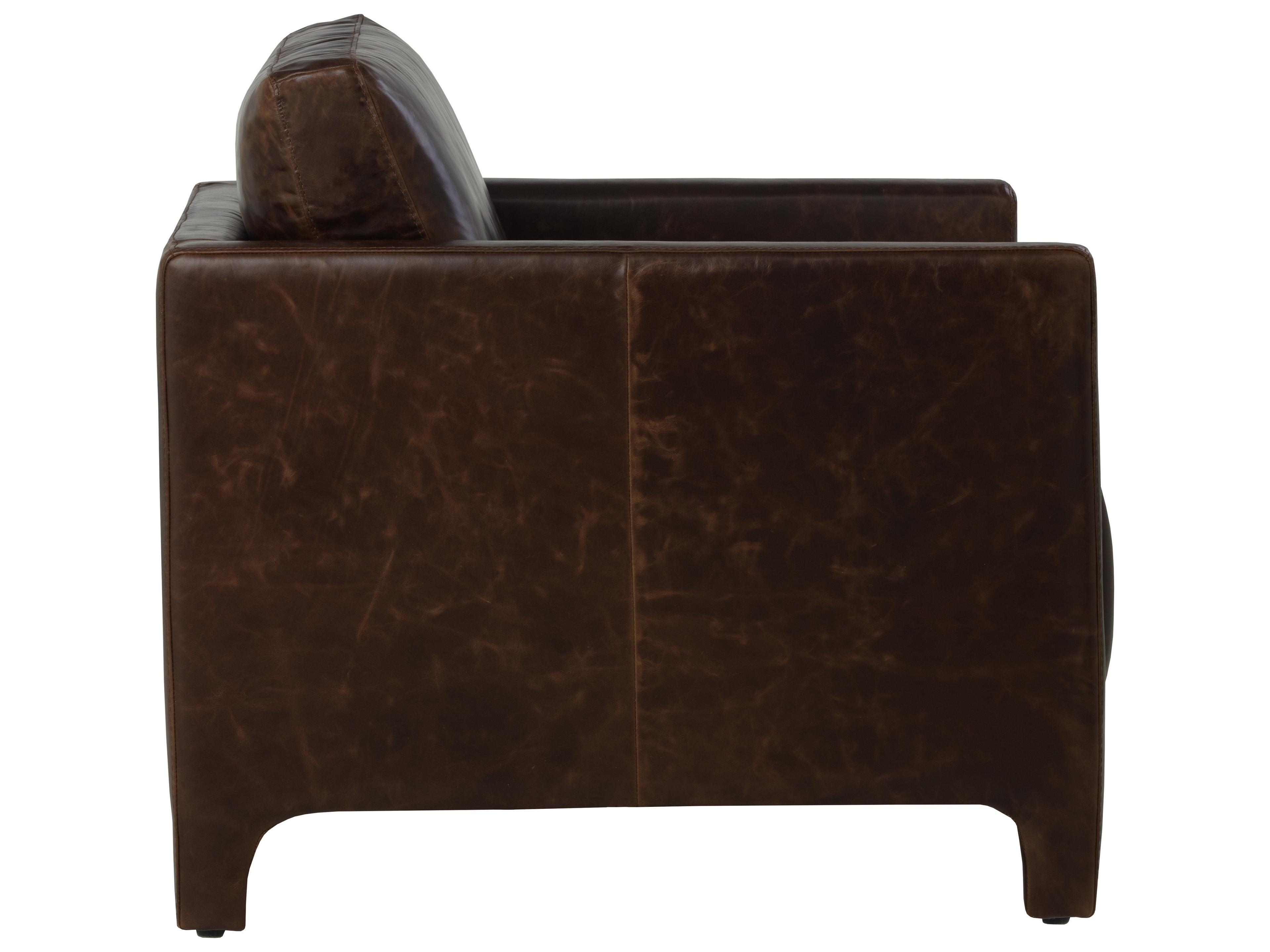 Sunpan Rodney Brown Leather Club Chair