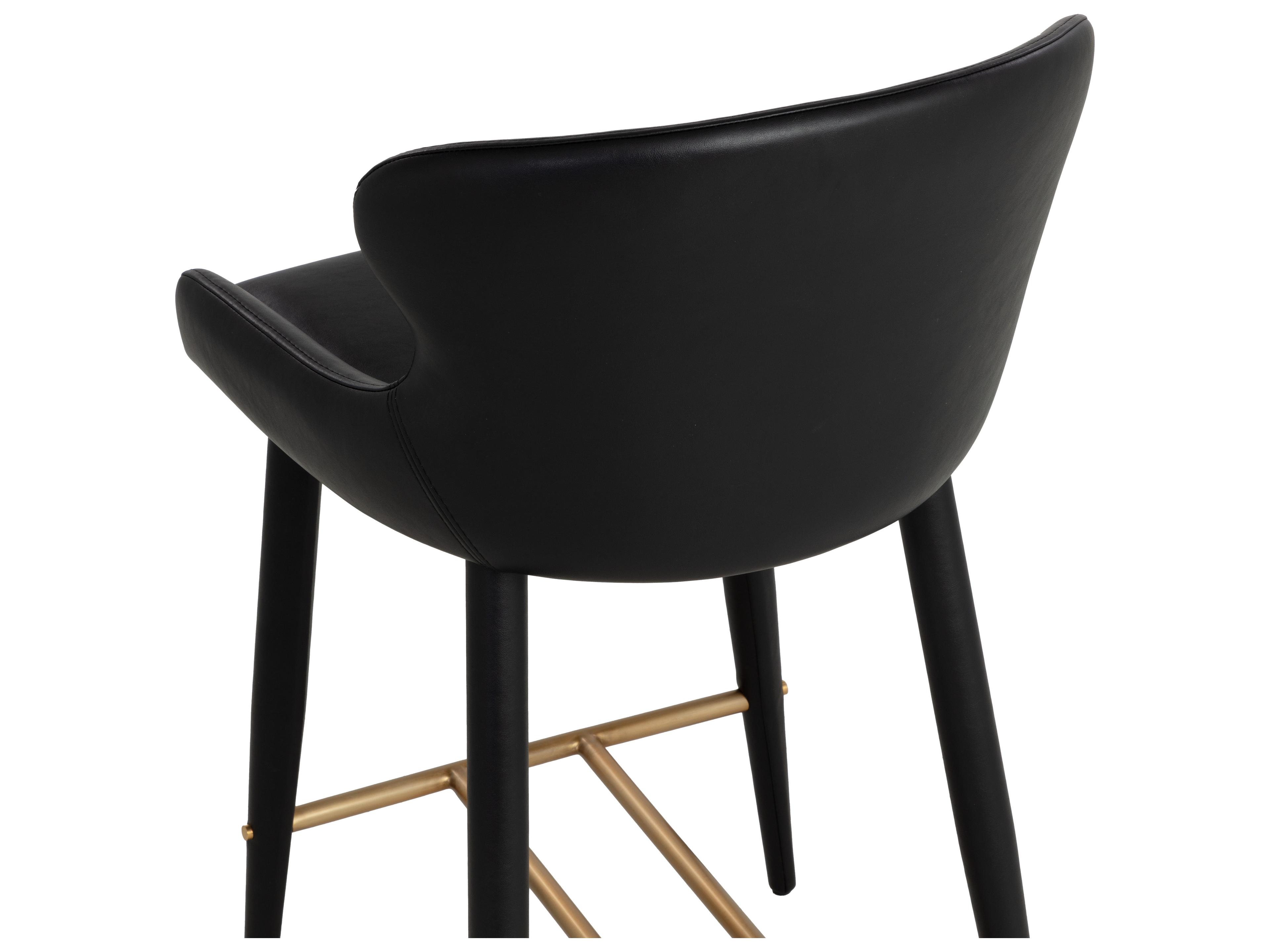 Sunpan Evora Counter Stool in Bravo Black