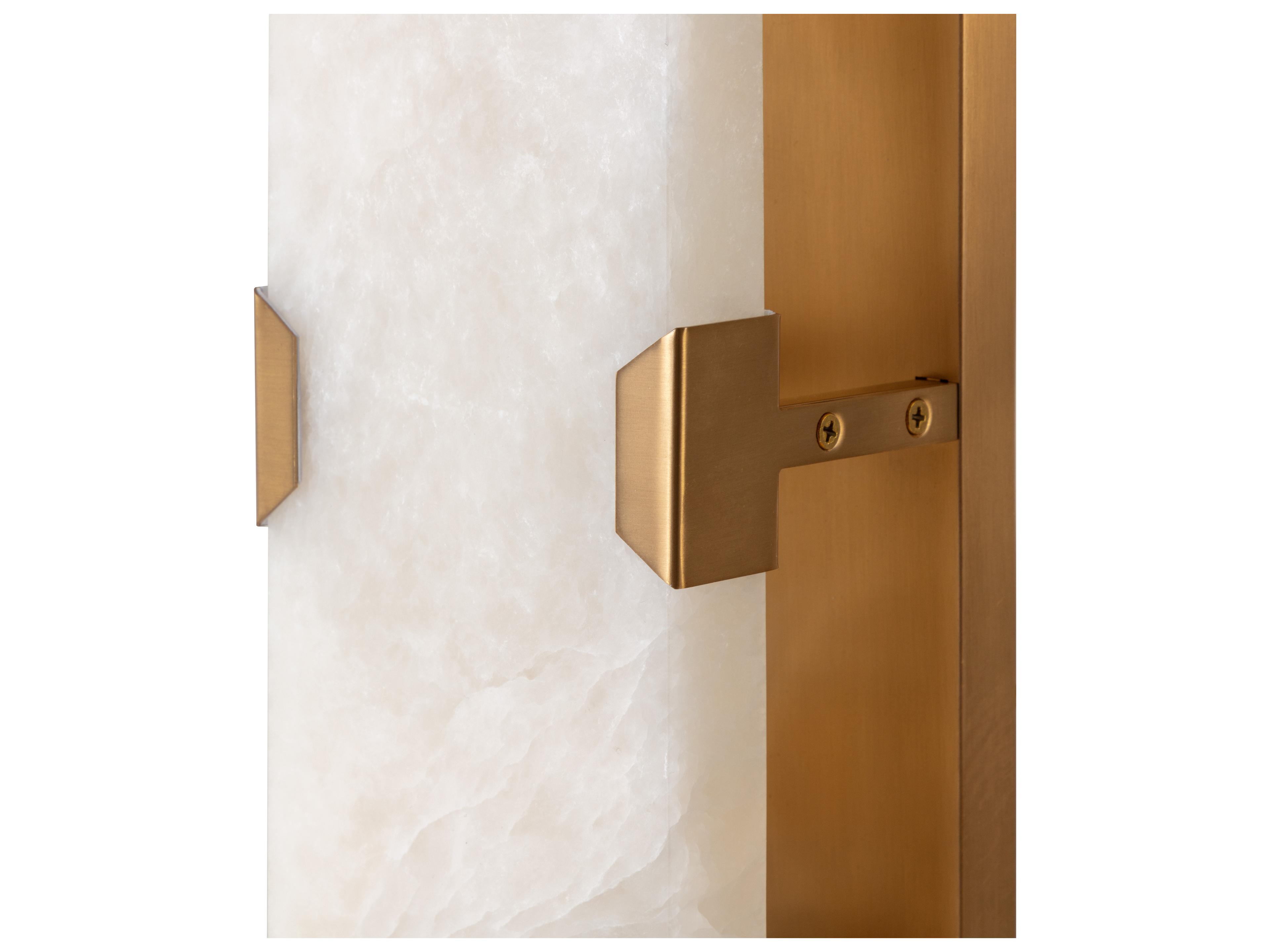 Sunpan Rovira Cream Gold Wall Sconce