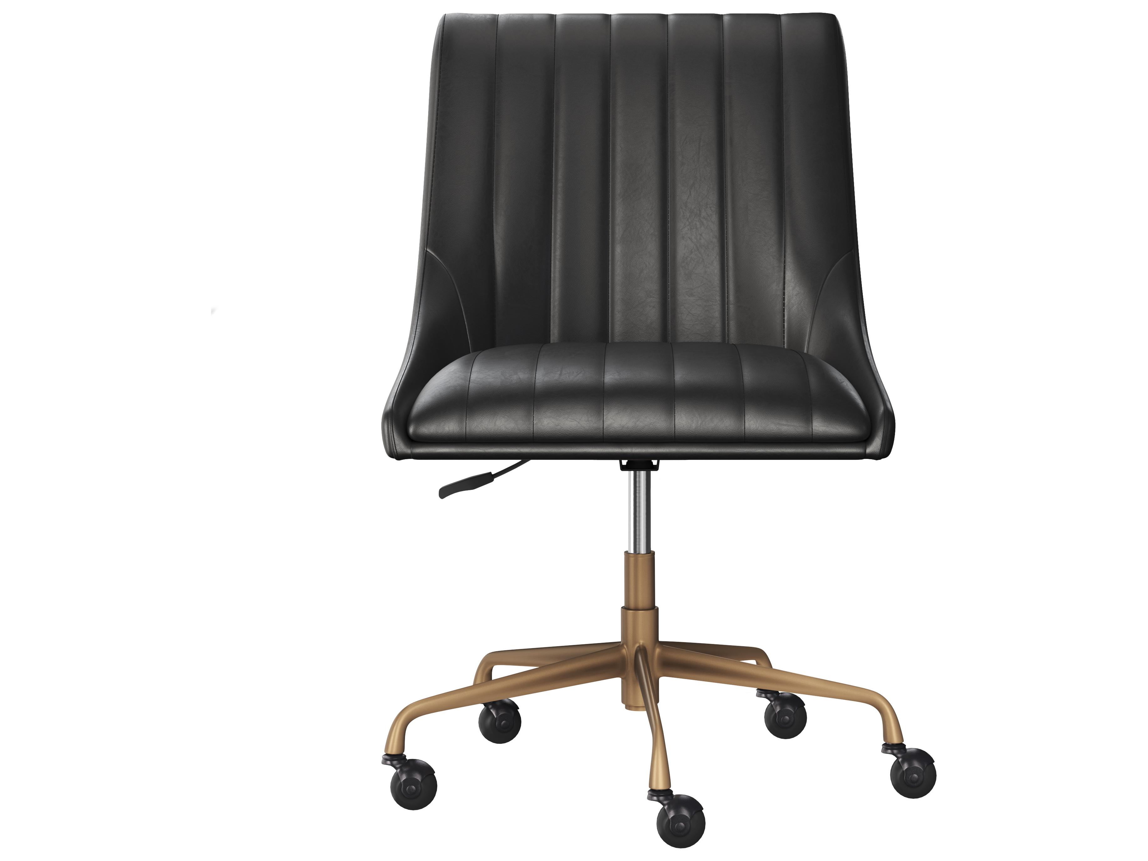 Sunpan Halden Office Chair in Bravo Black