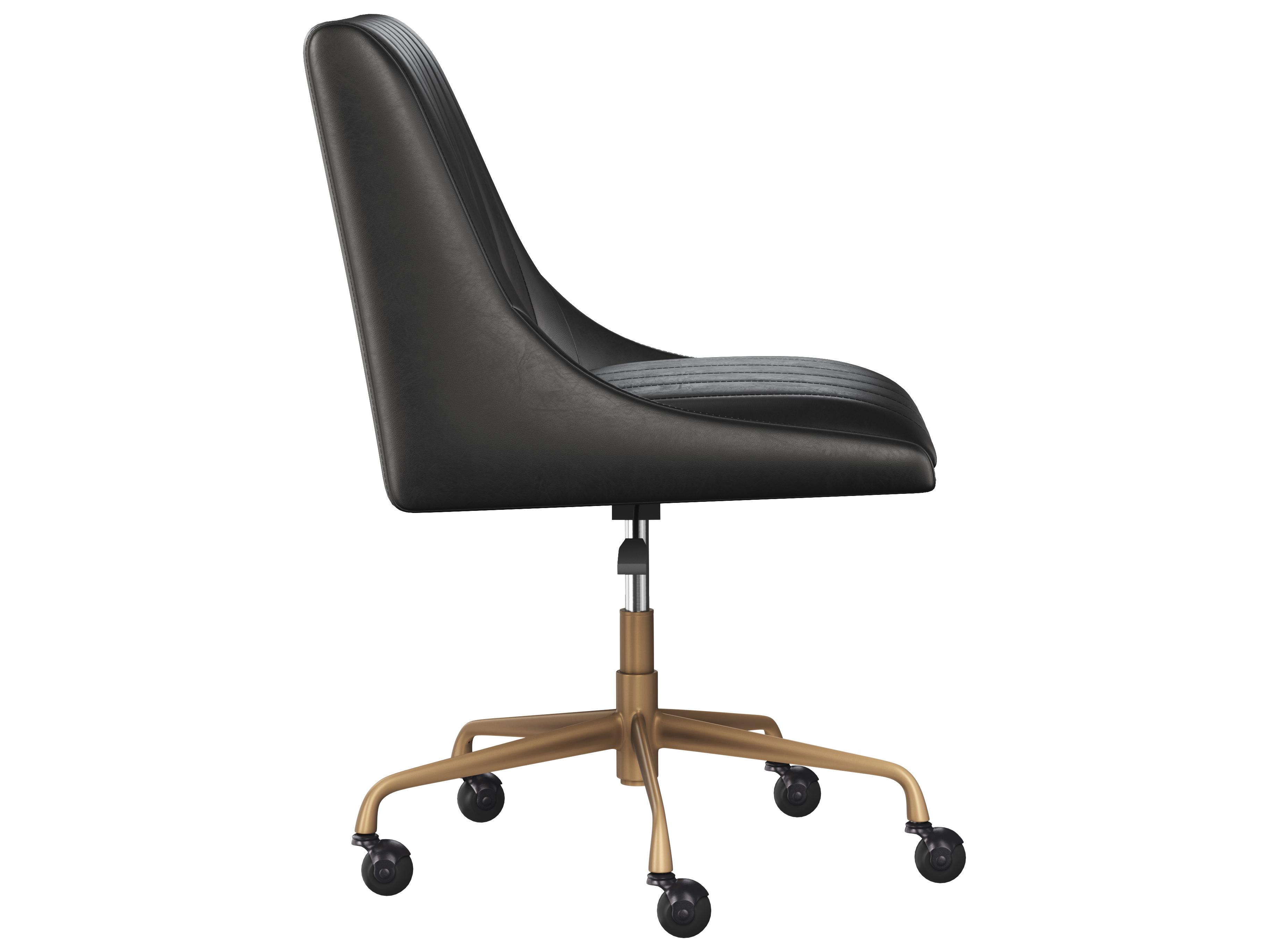 Sunpan Halden Office Chair in Bravo Black