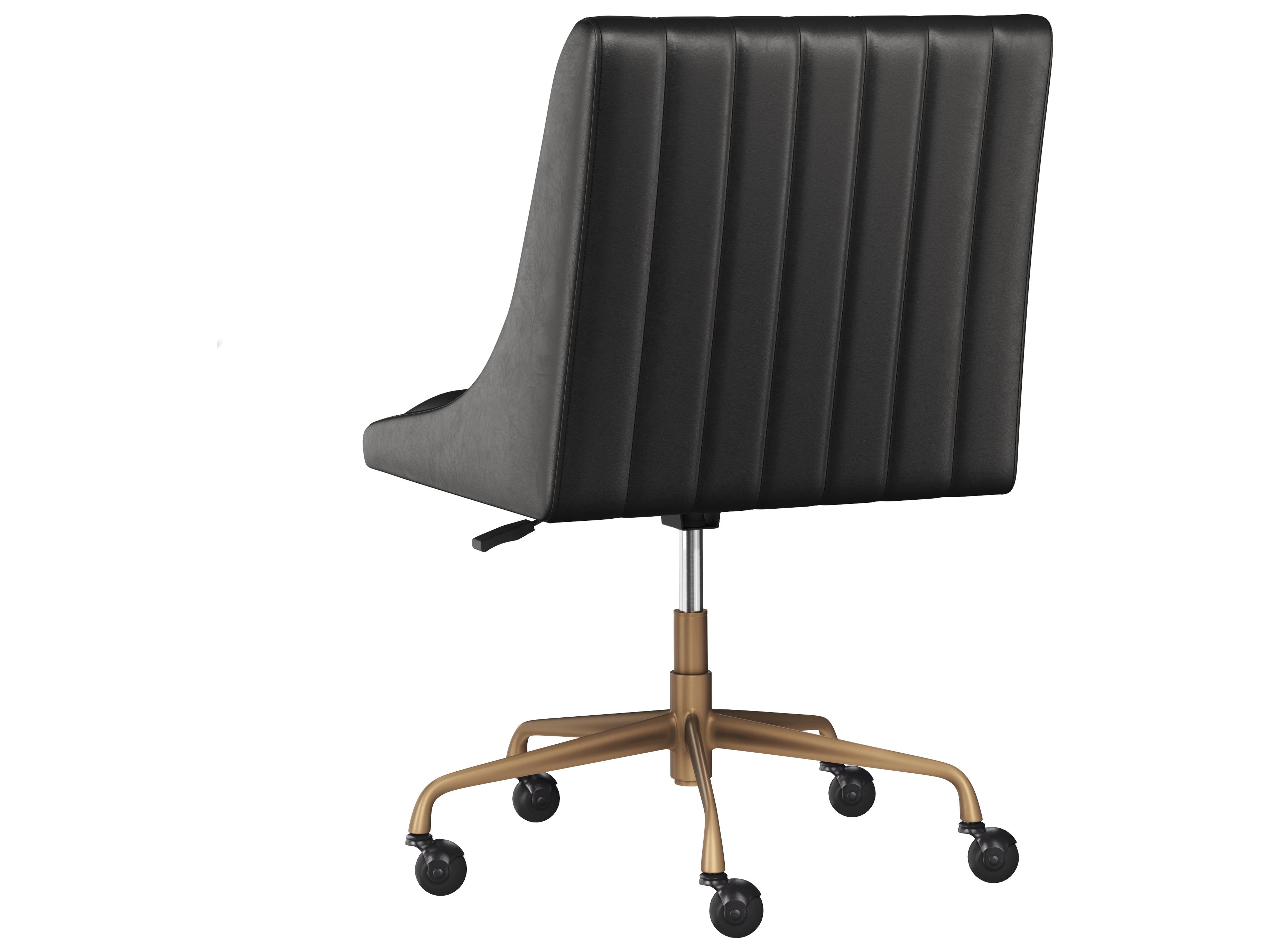 Sunpan Halden Office Chair in Bravo Black