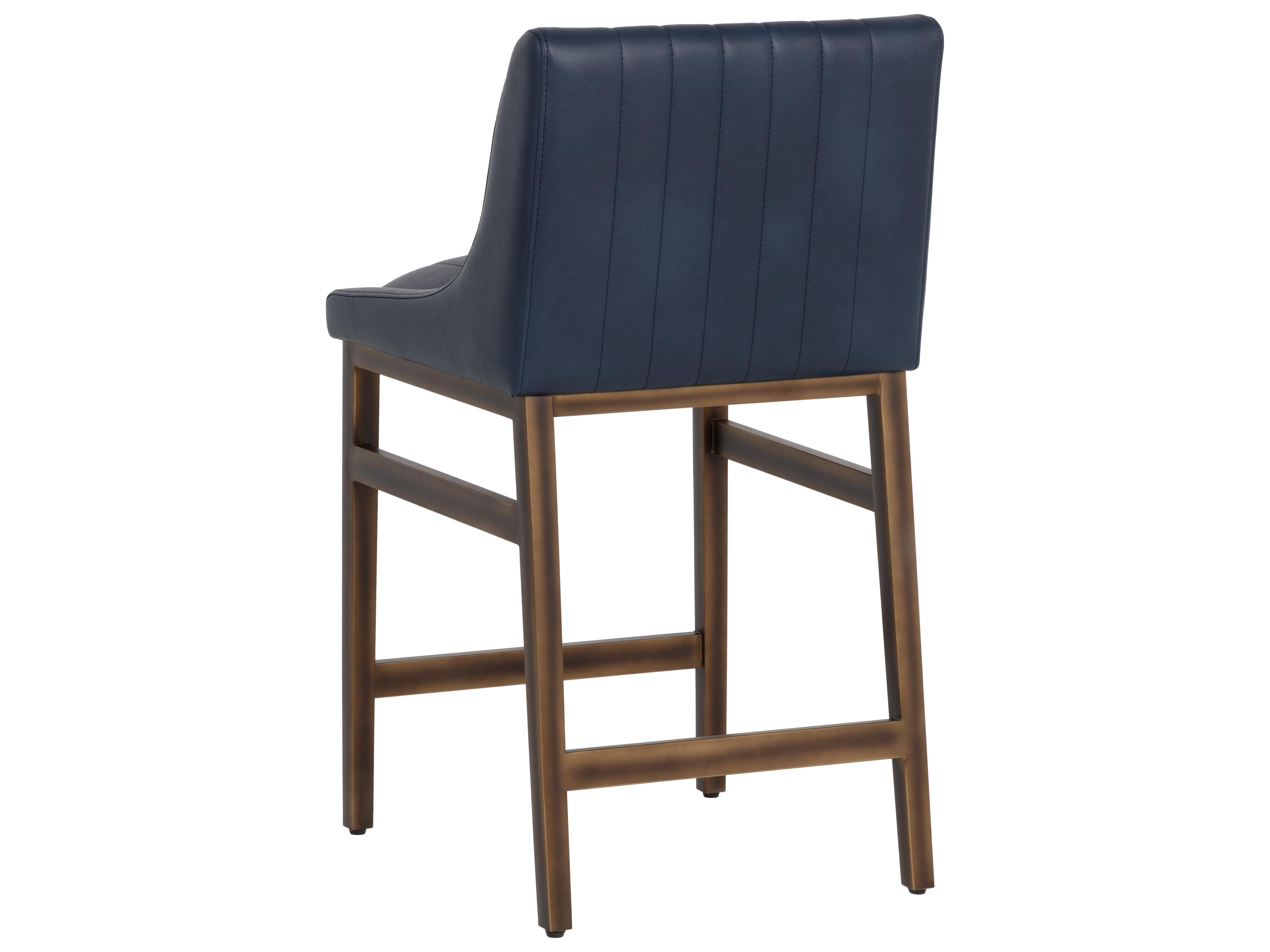 Sunpan Halden Counter Stool in Bravo Admiral