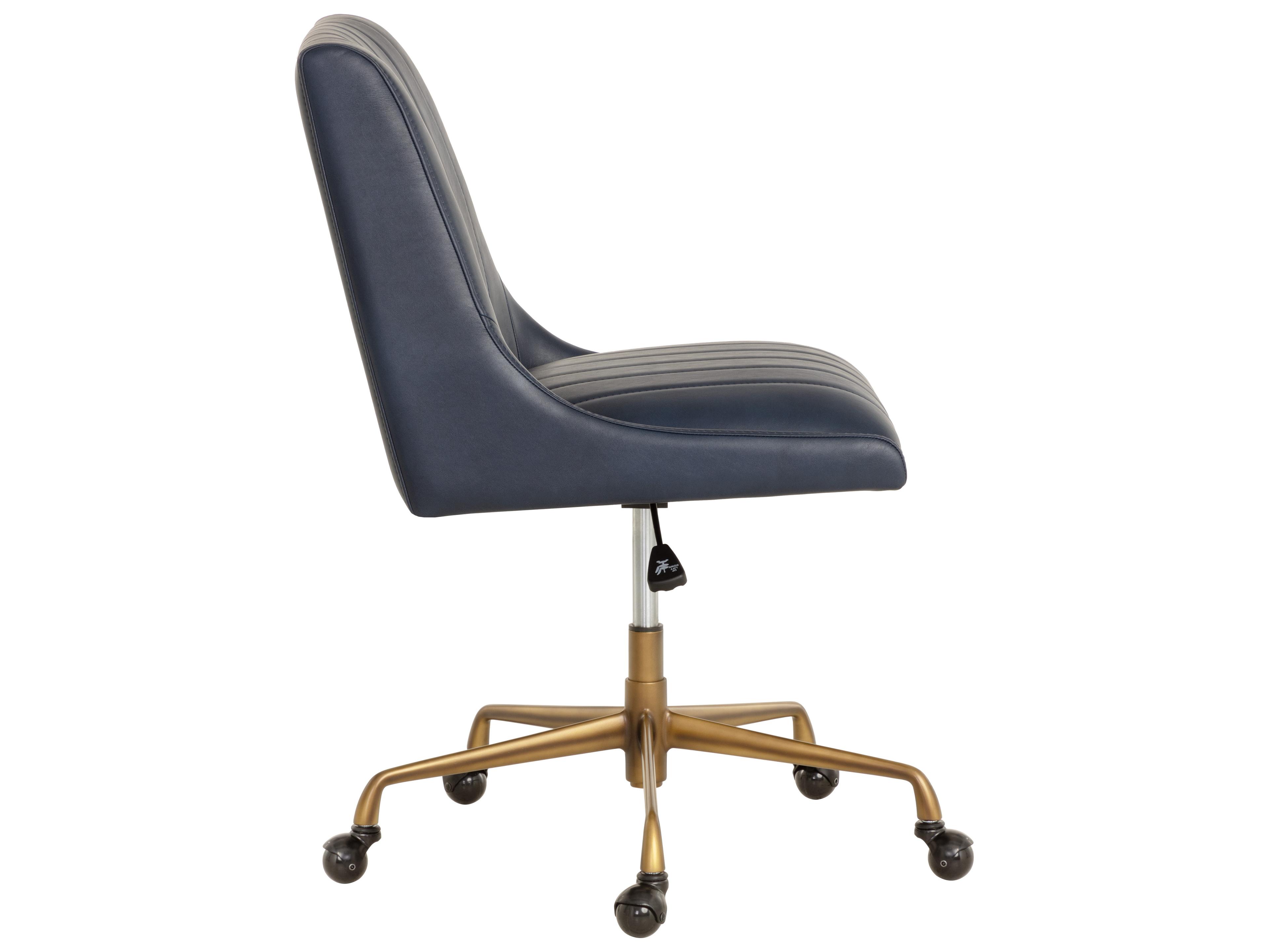 Sunpan Halden Office Chair in Bravo Admiral
