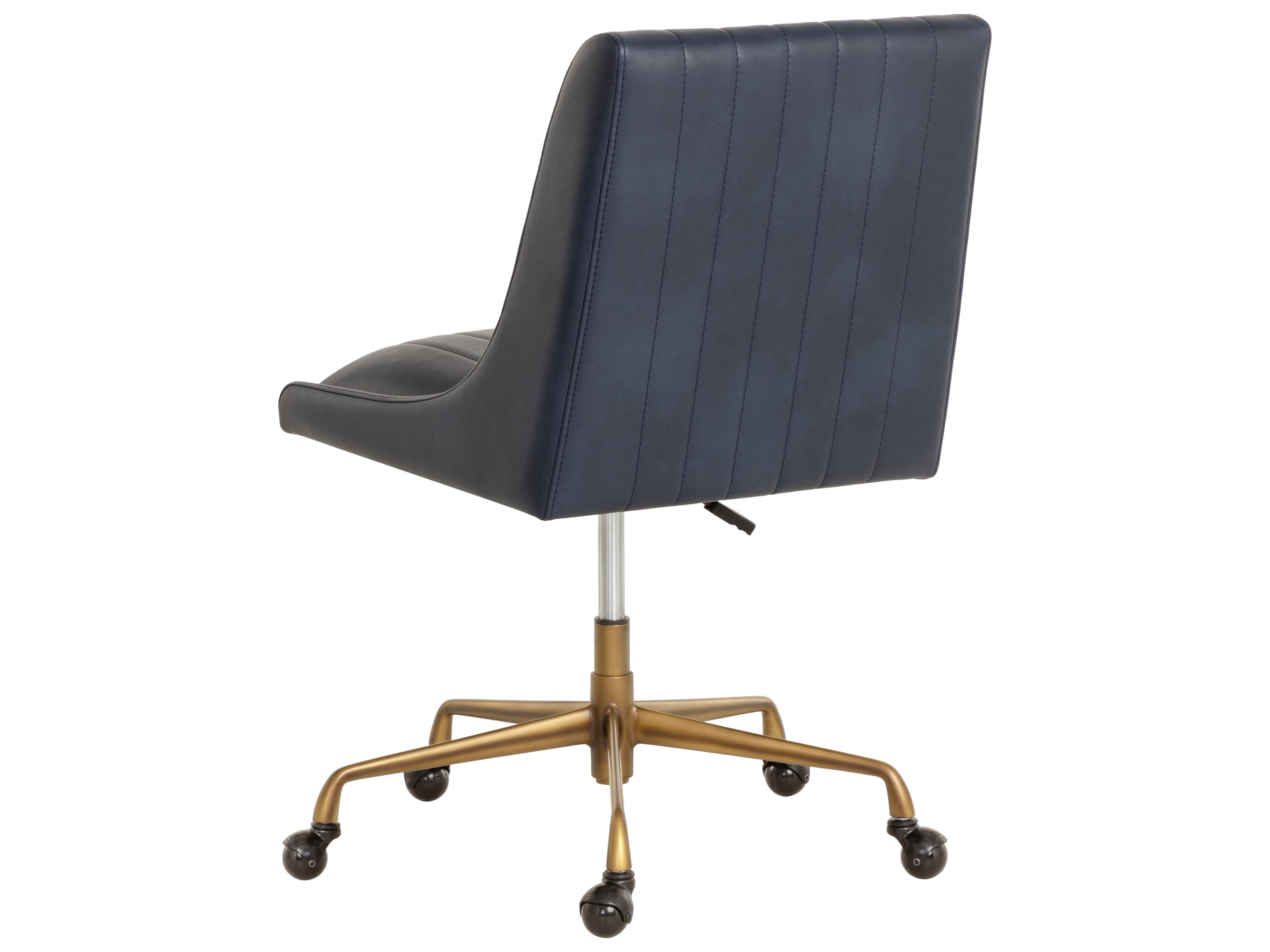 Sunpan Halden Office Chair in Bravo Admiral