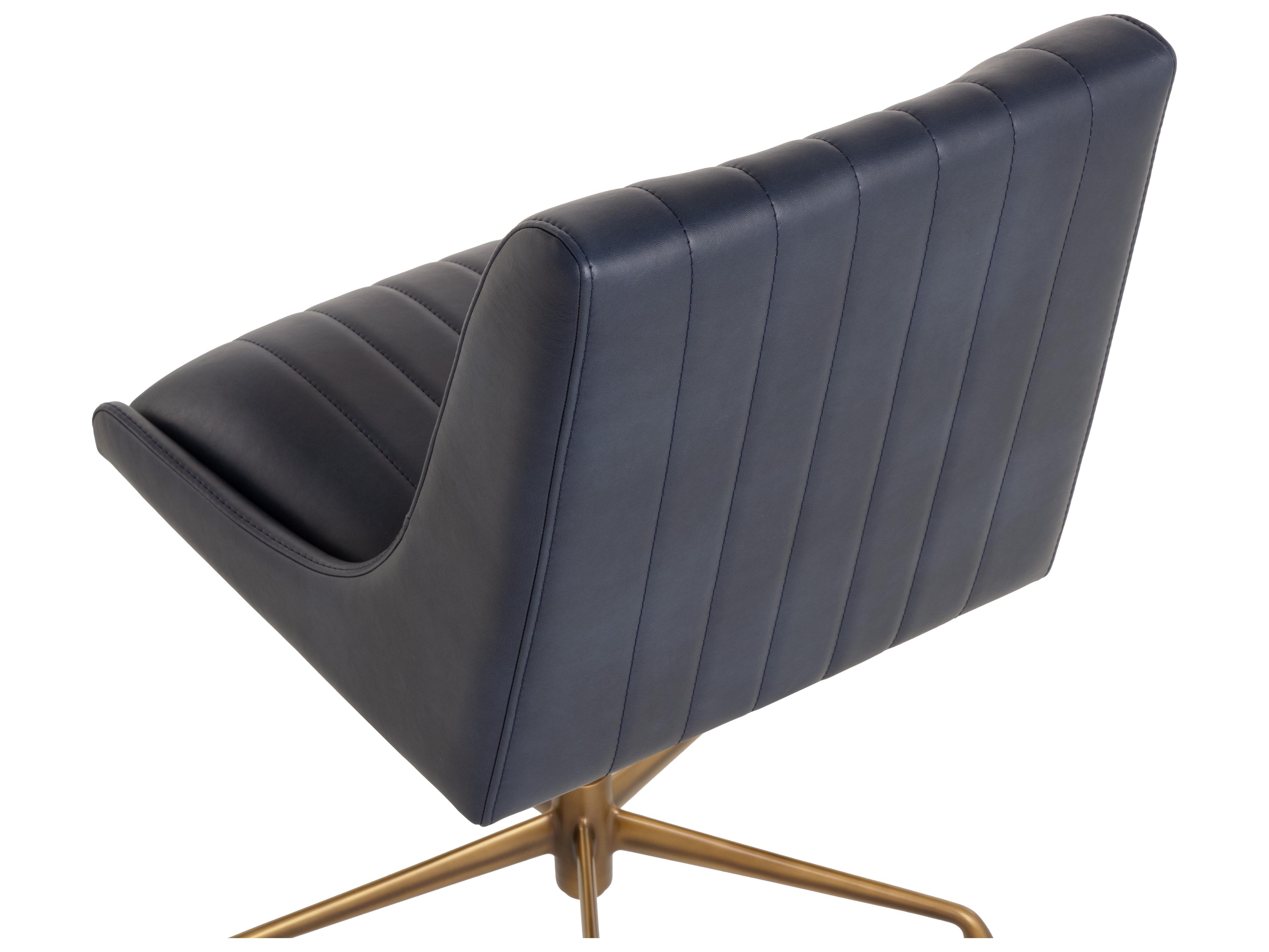 Sunpan Halden Office Chair in Bravo Admiral