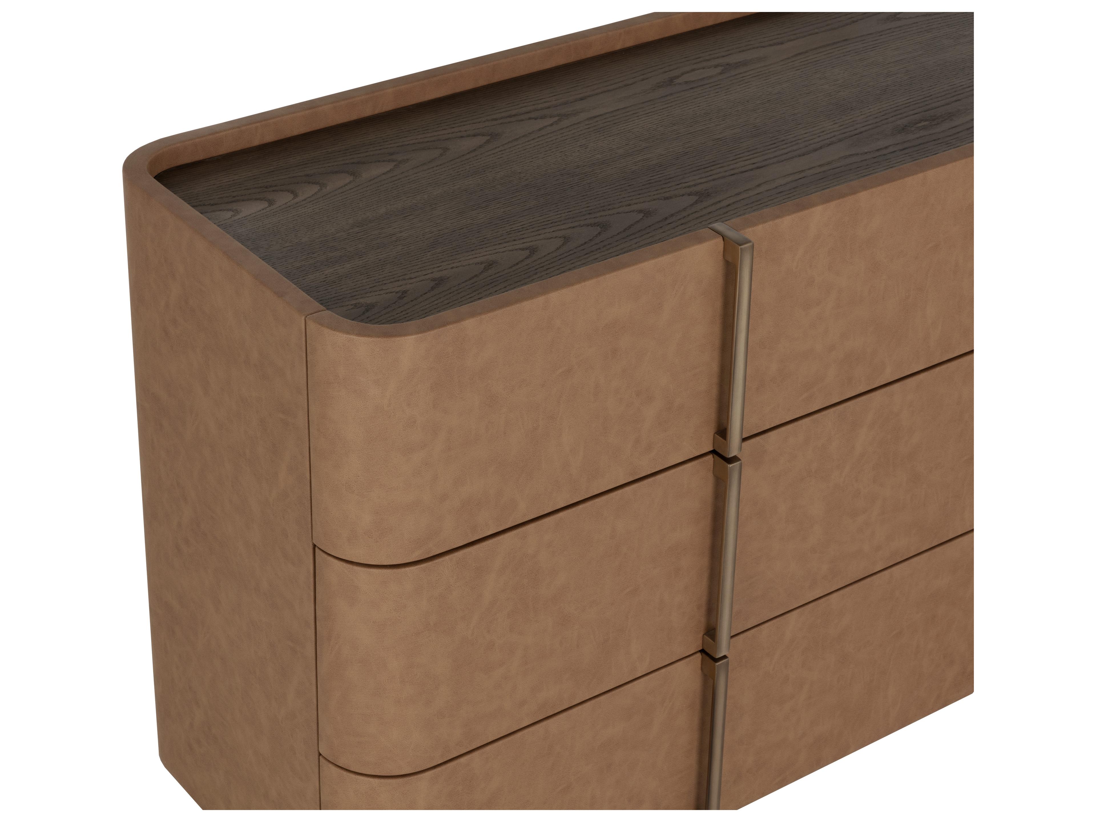 Sunpan Jamille Dresser in Cognac