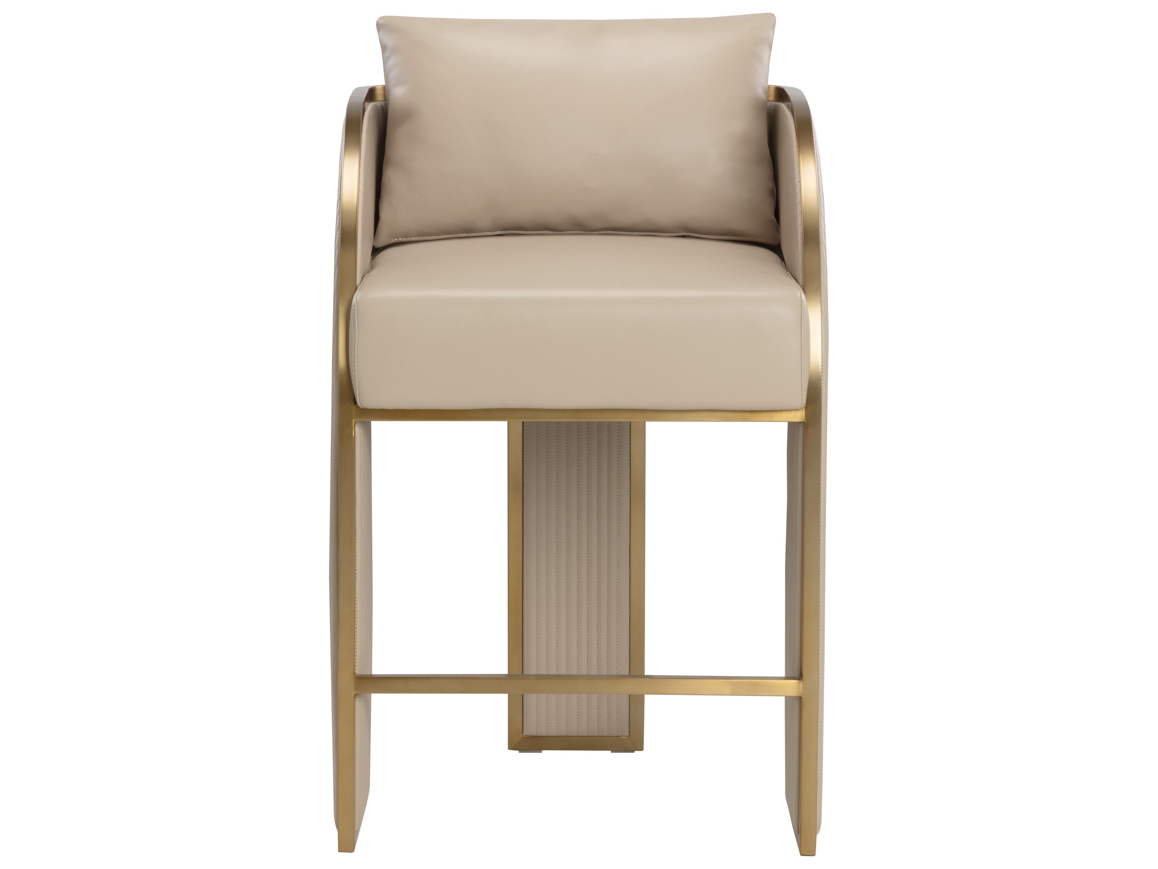 Sunpan Baz Counter Stool in Napa Beige