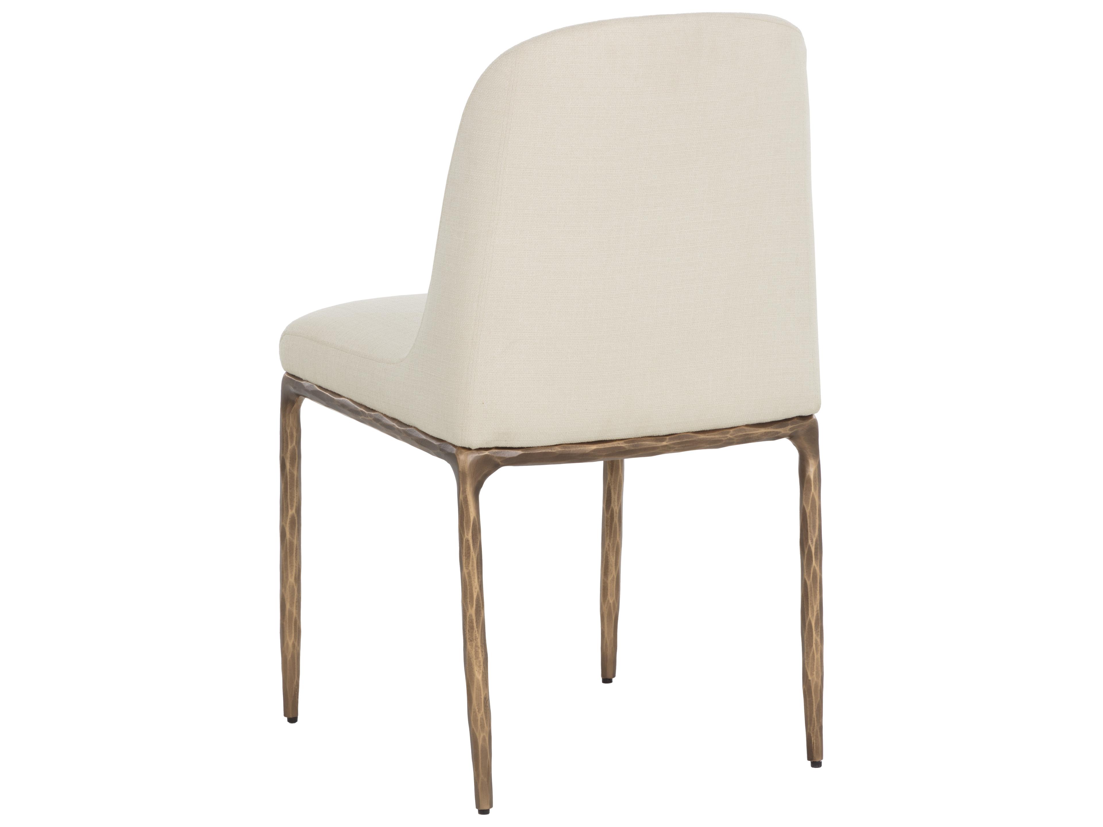 Sunpan Nestor Dining Chair in Zenith Alabaster