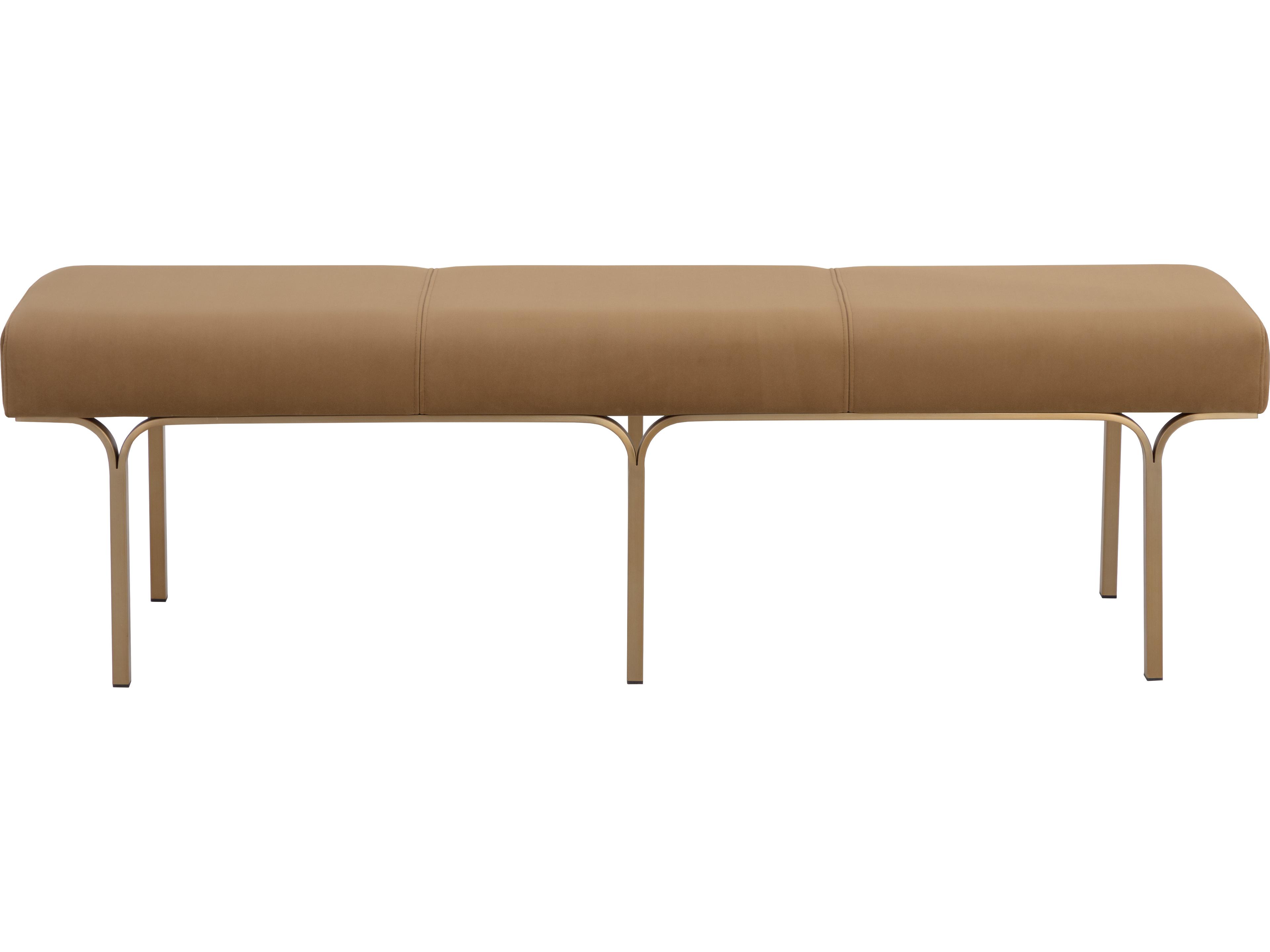 Sunpan Nuvella Bench in Kona Camel