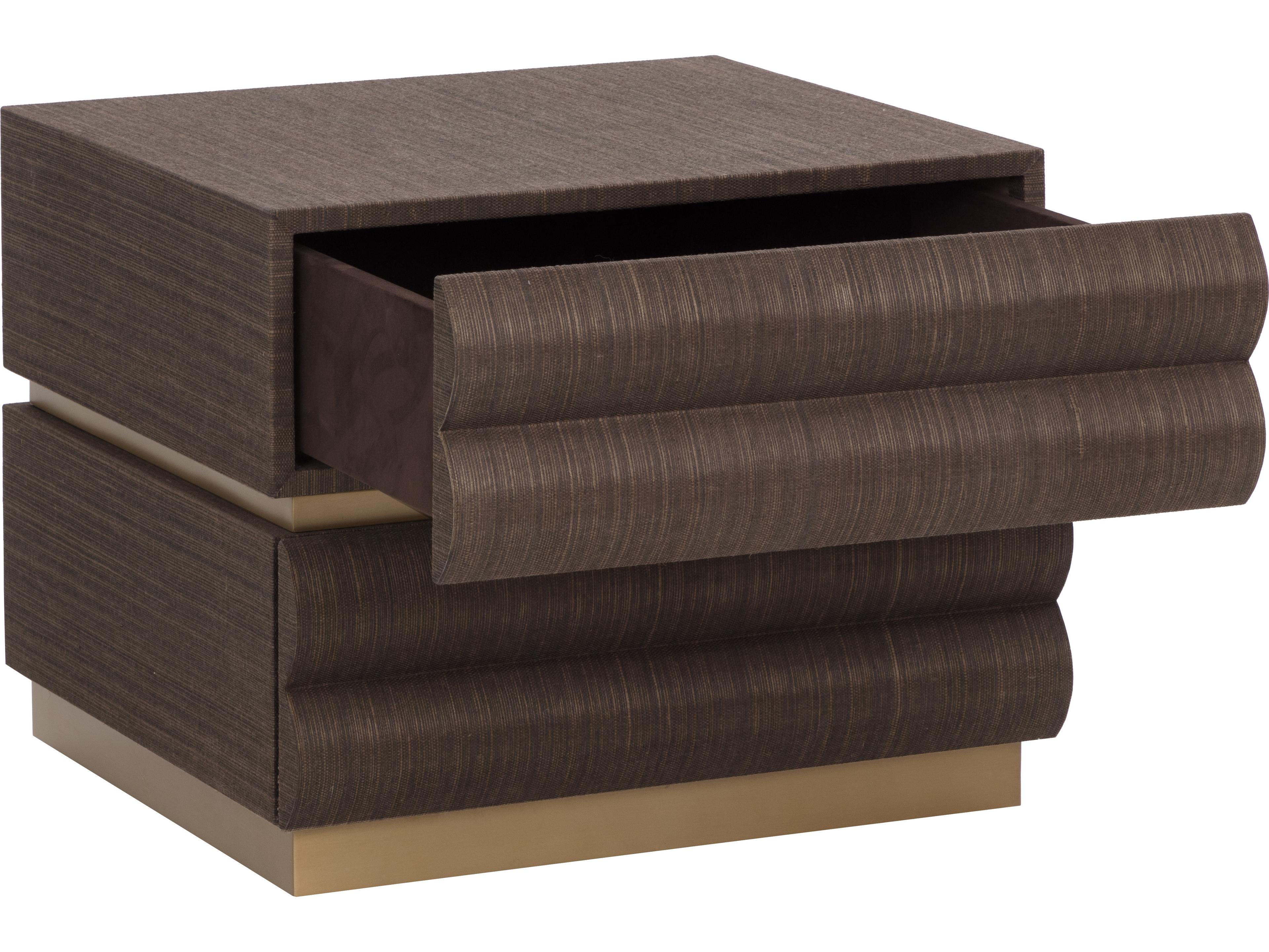 Sunpan Subira Nightstand in Chocolate